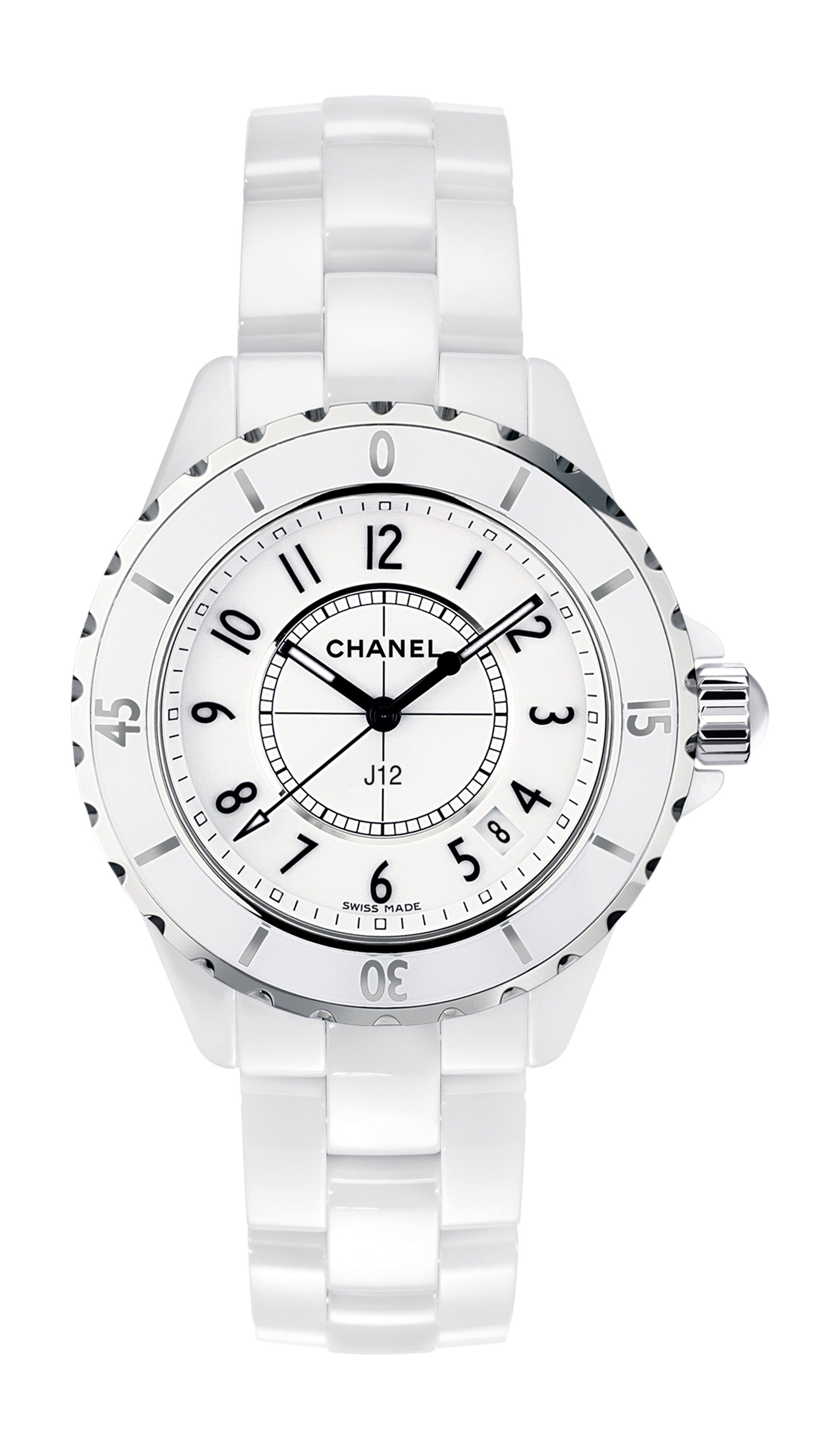 Chanel J12 Watch luxury timepiece - detailed view
