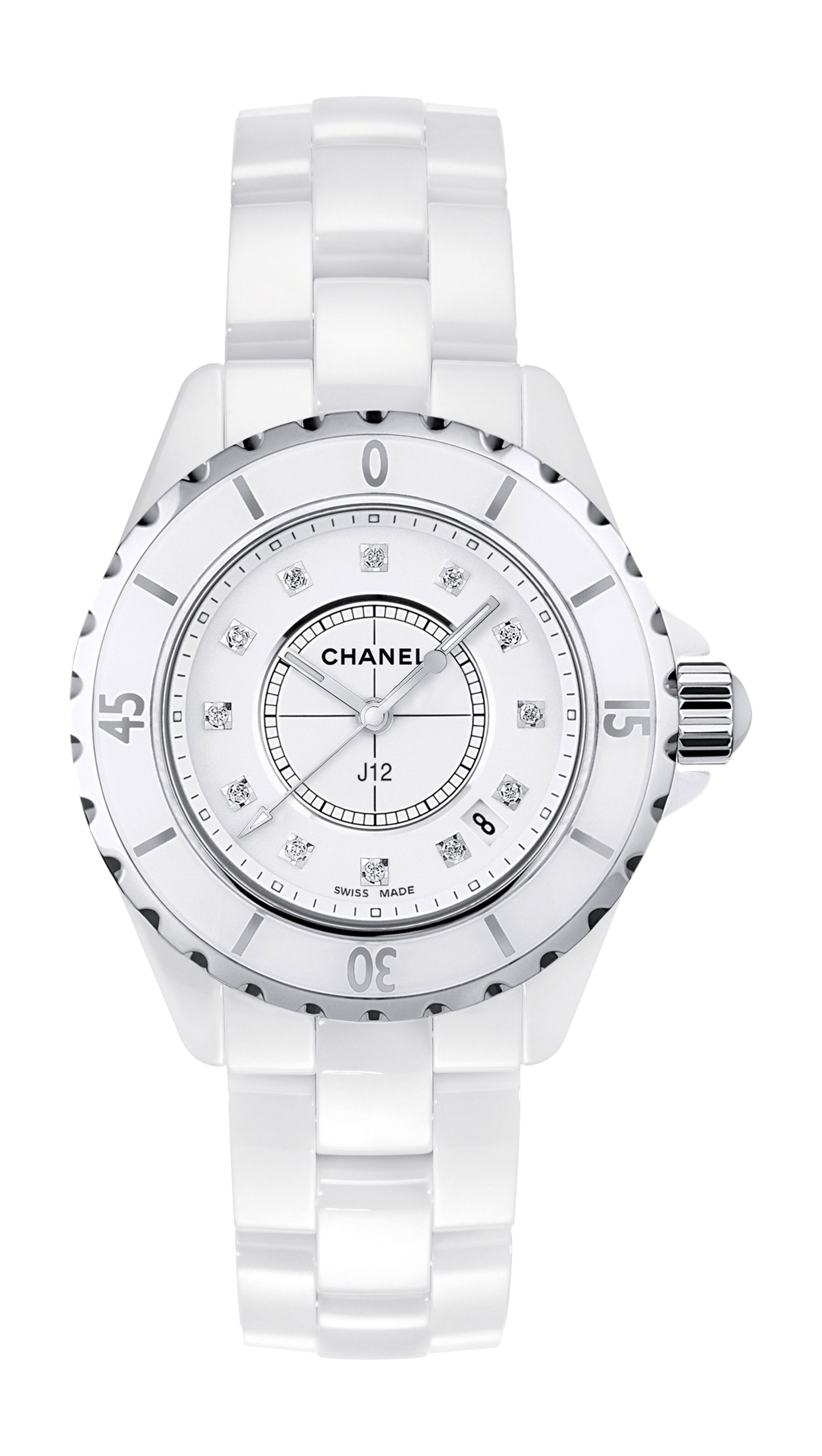 Chanel J12 Watch luxury timepiece - detailed view