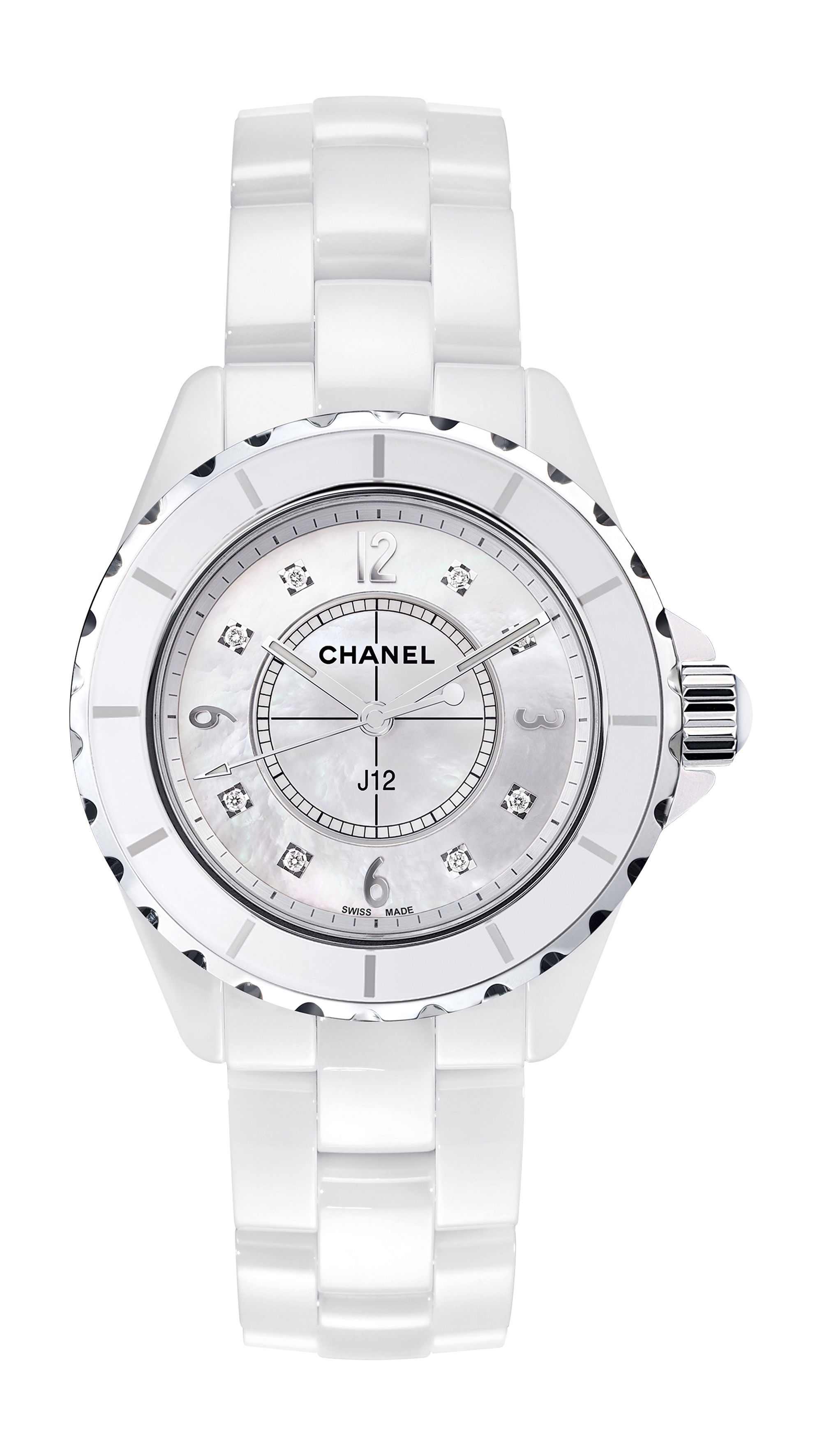 Chanel J12  Watch luxury timepiece - detailed view