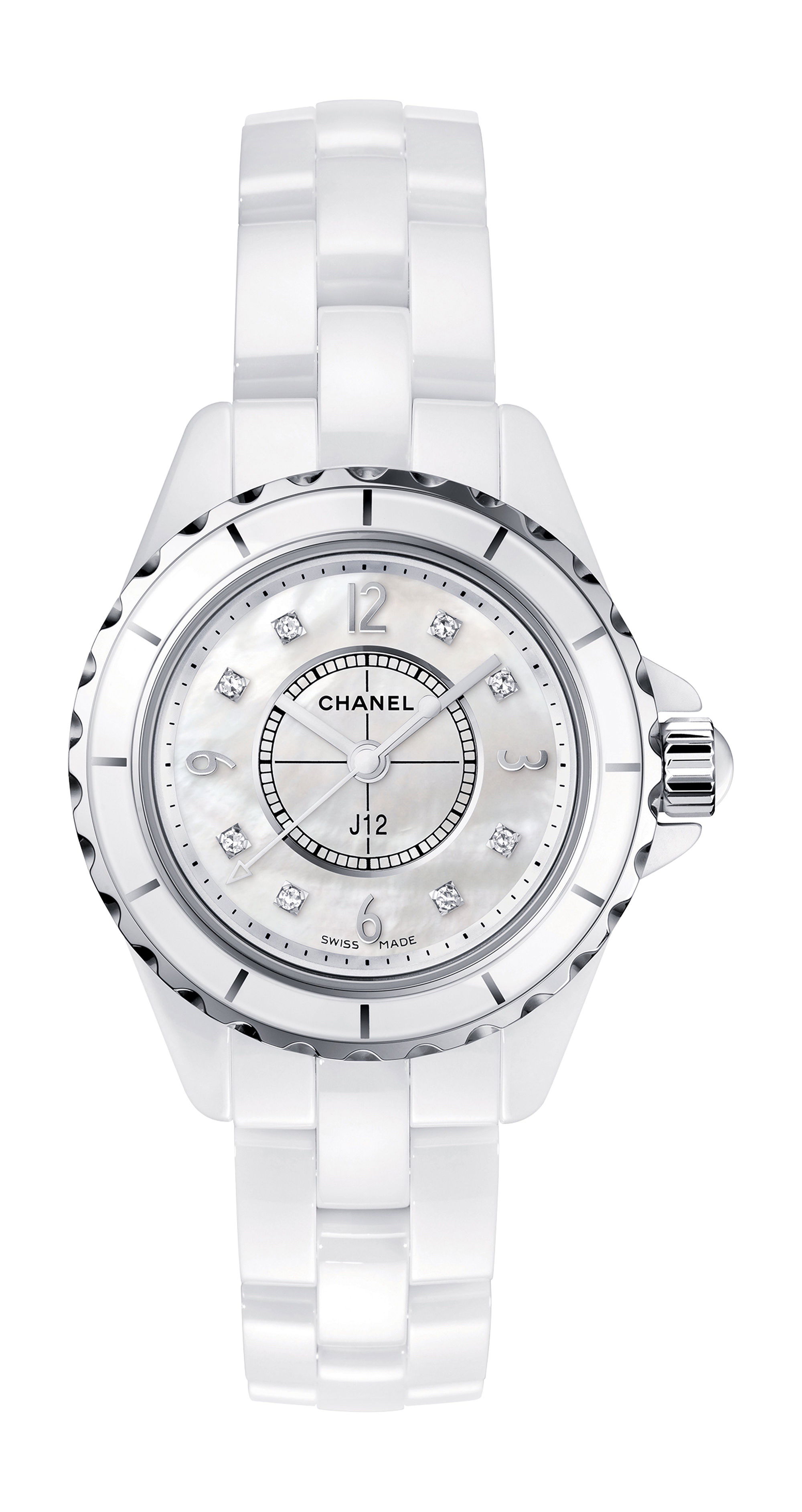 Chanel J12 Watch luxury timepiece - detailed view