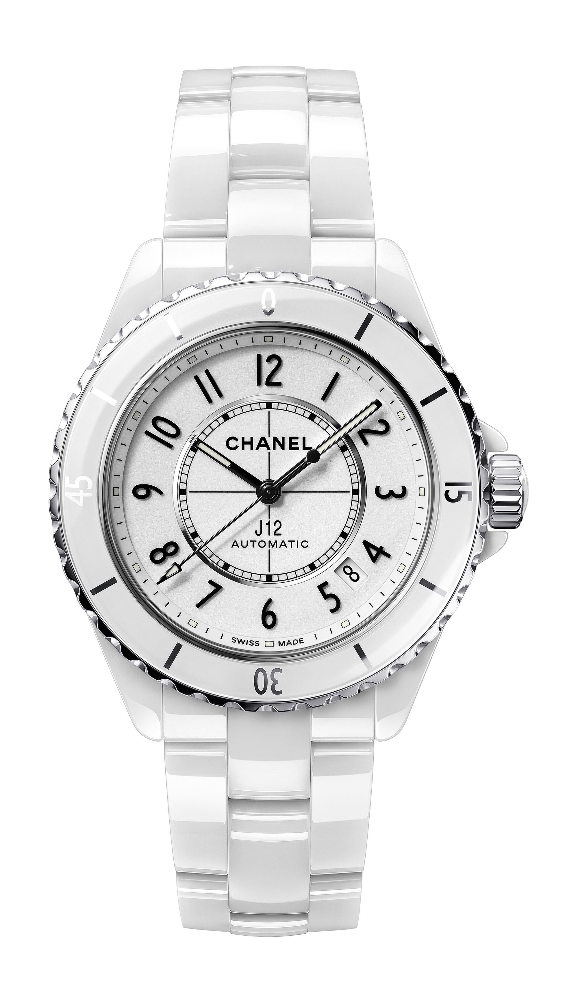 Chanel J12 Watch luxury timepiece - detailed view