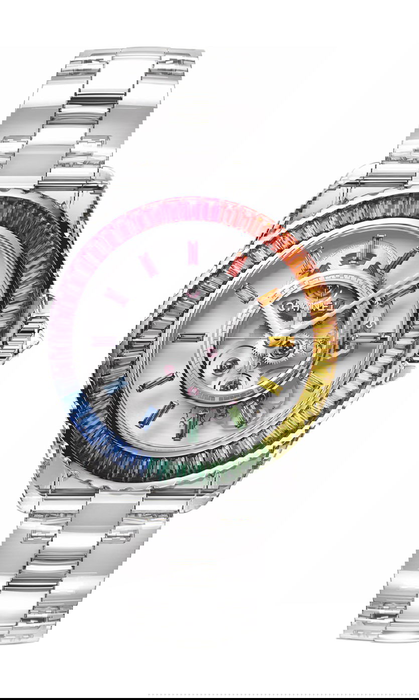 Chanel J12 X-Ray Electro Caliber 3.1 luxury timepiece - detailed view