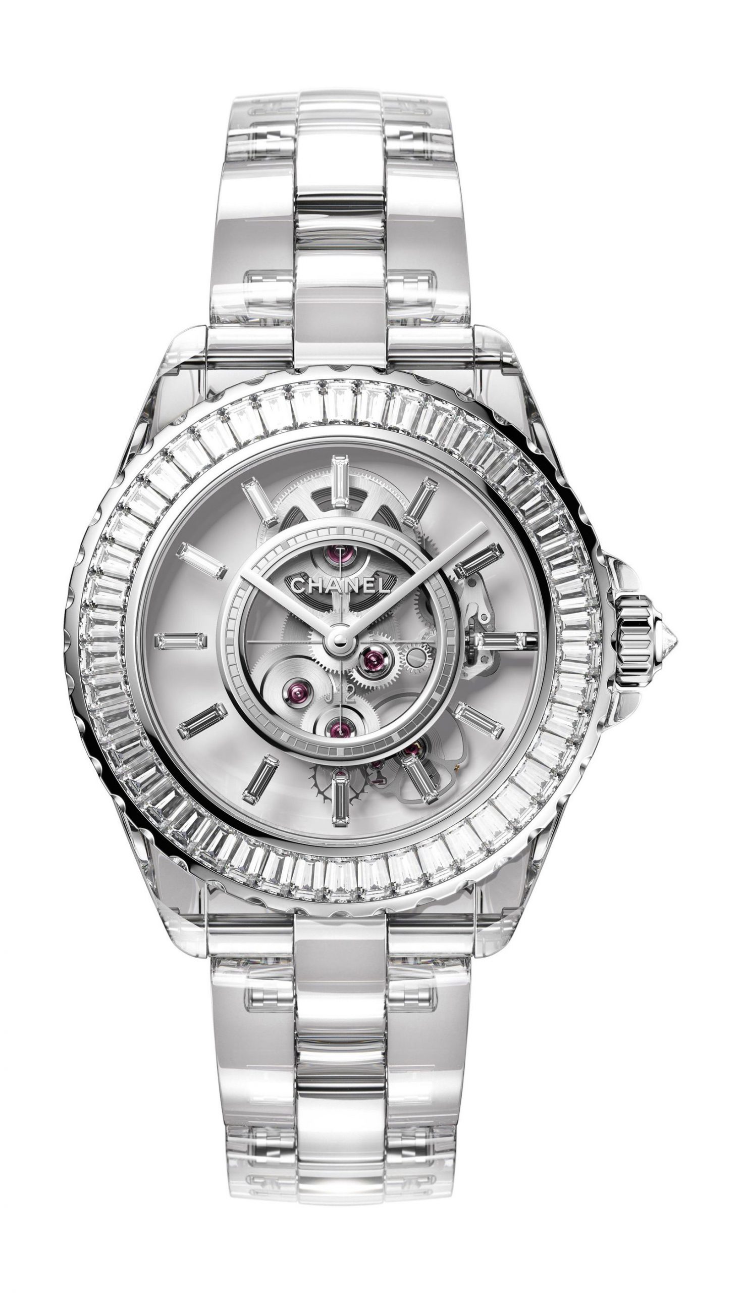 Chanel J12 X-RAY luxury timepiece - detailed view