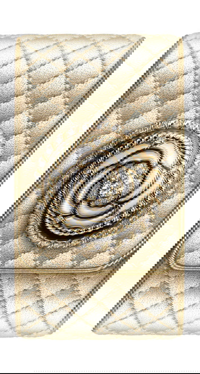 Chanel Mademoiselle Privé Bouton Camélia luxury timepiece - detailed view