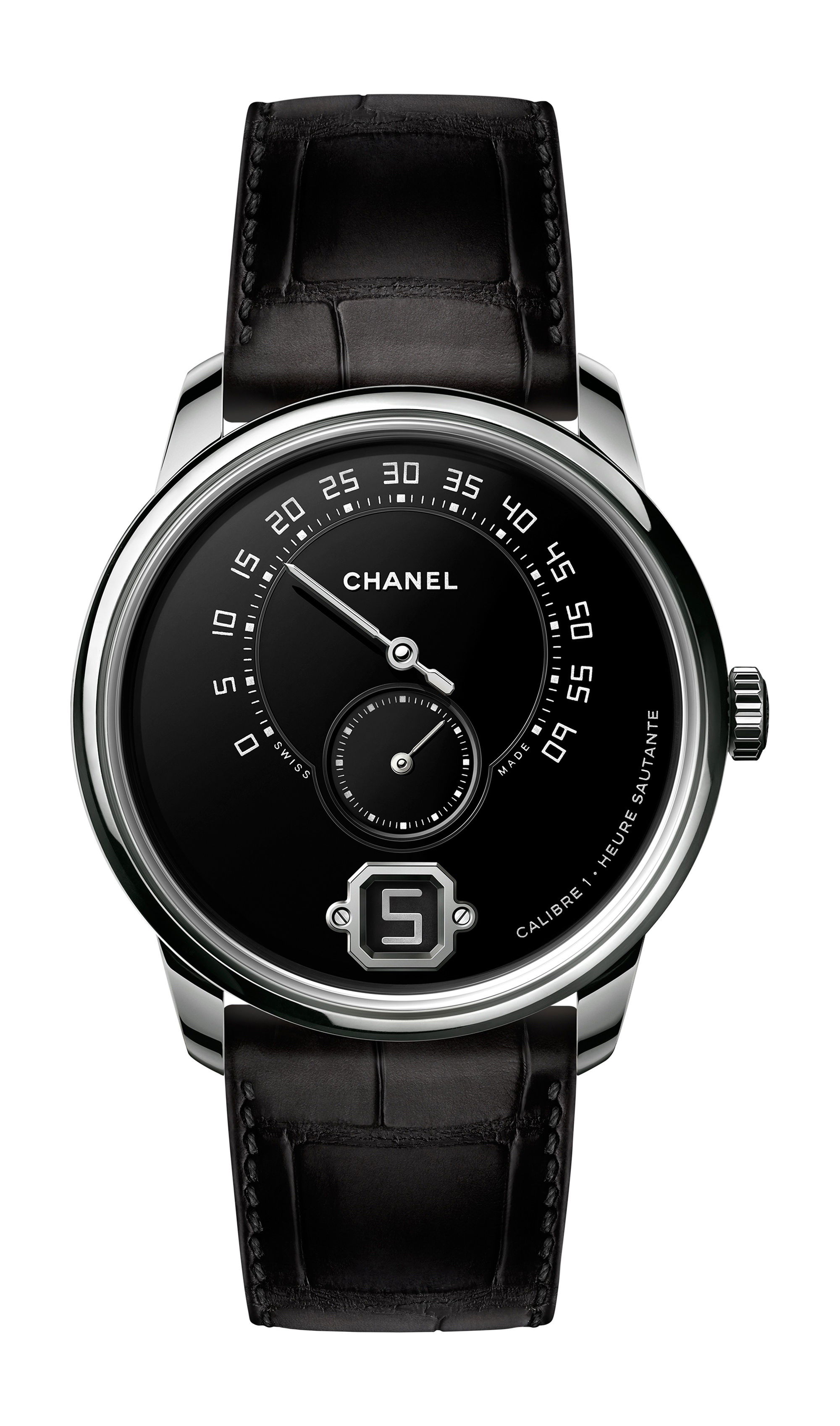 Chanel Monsieur Watch luxury timepiece - detailed view