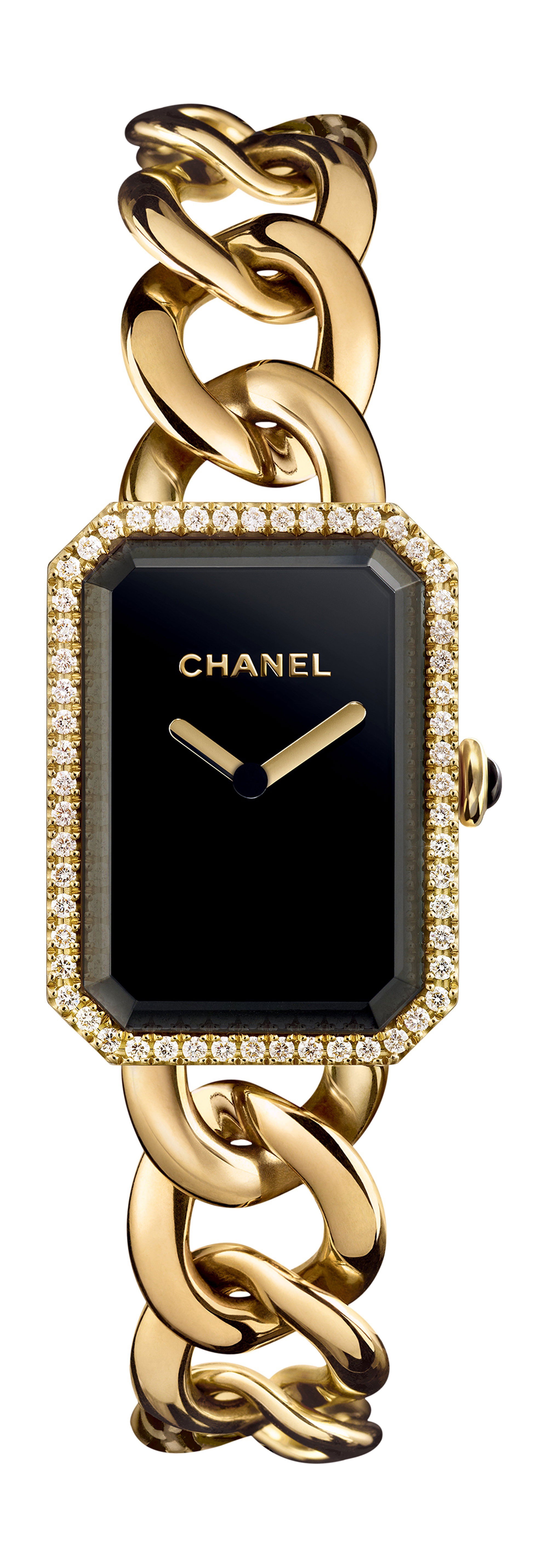 Chanel Première Chain Watch luxury timepiece - detailed view