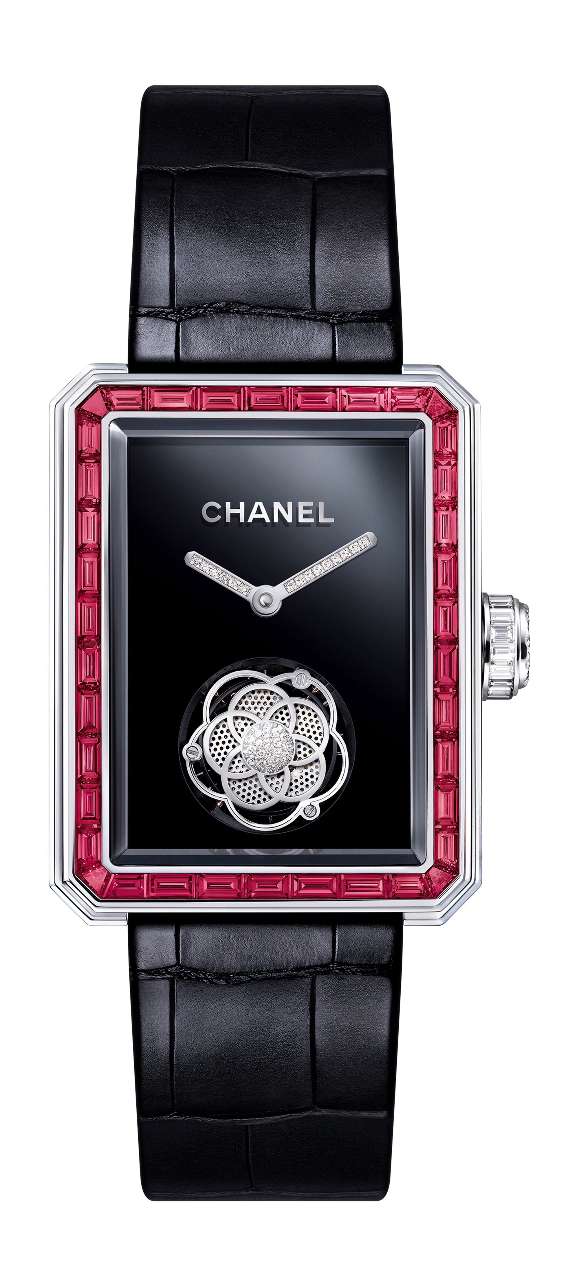 Chanel Première Flying Tourbillon Watch luxury timepiece - detailed view