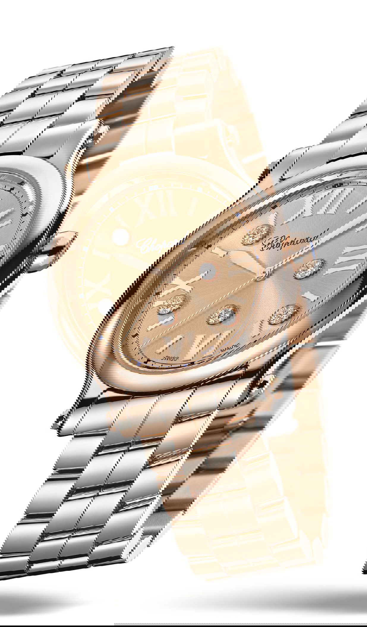 Chopard Happy Sport luxury timepiece - detailed view