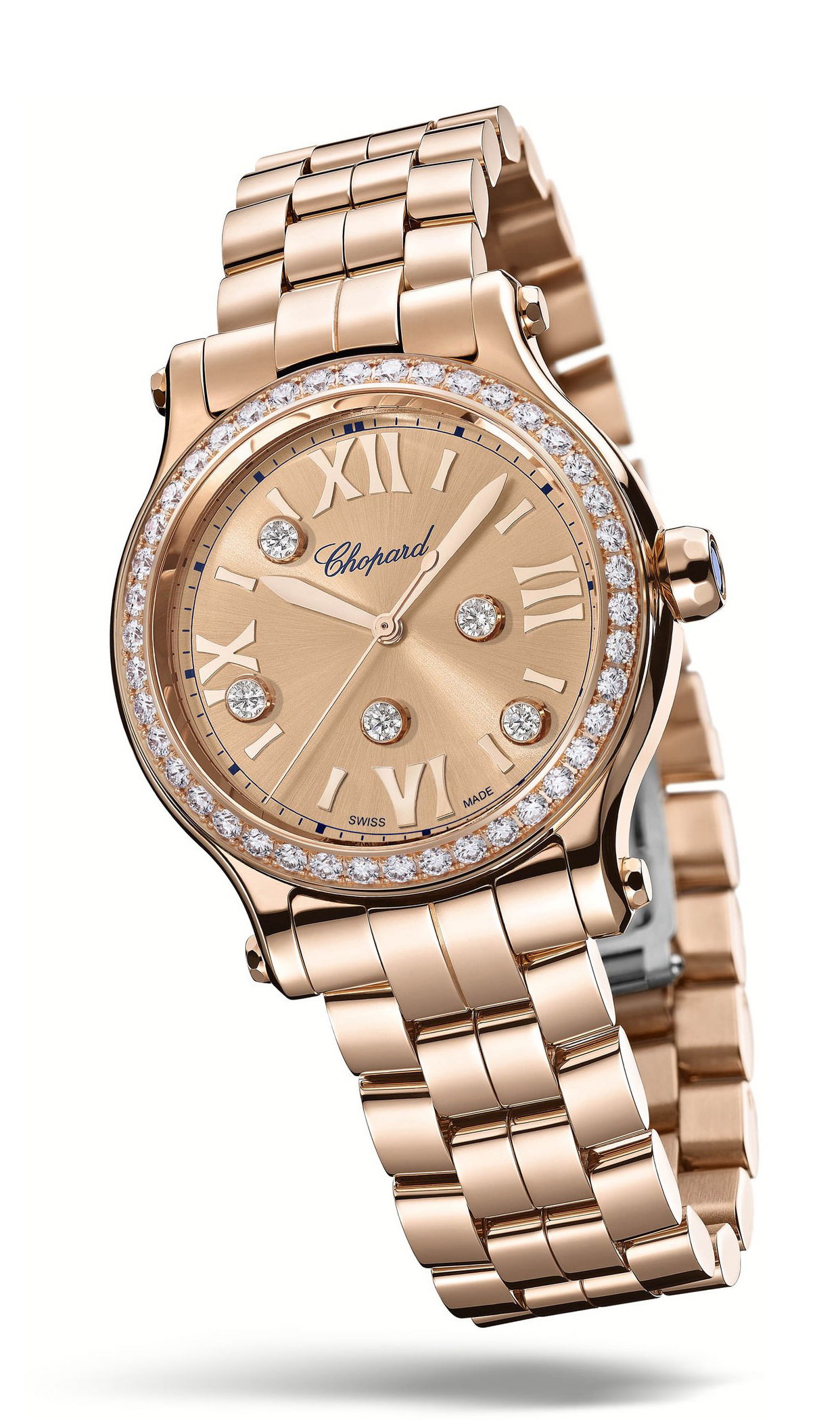 Chopard Happy Sport luxury timepiece - detailed view