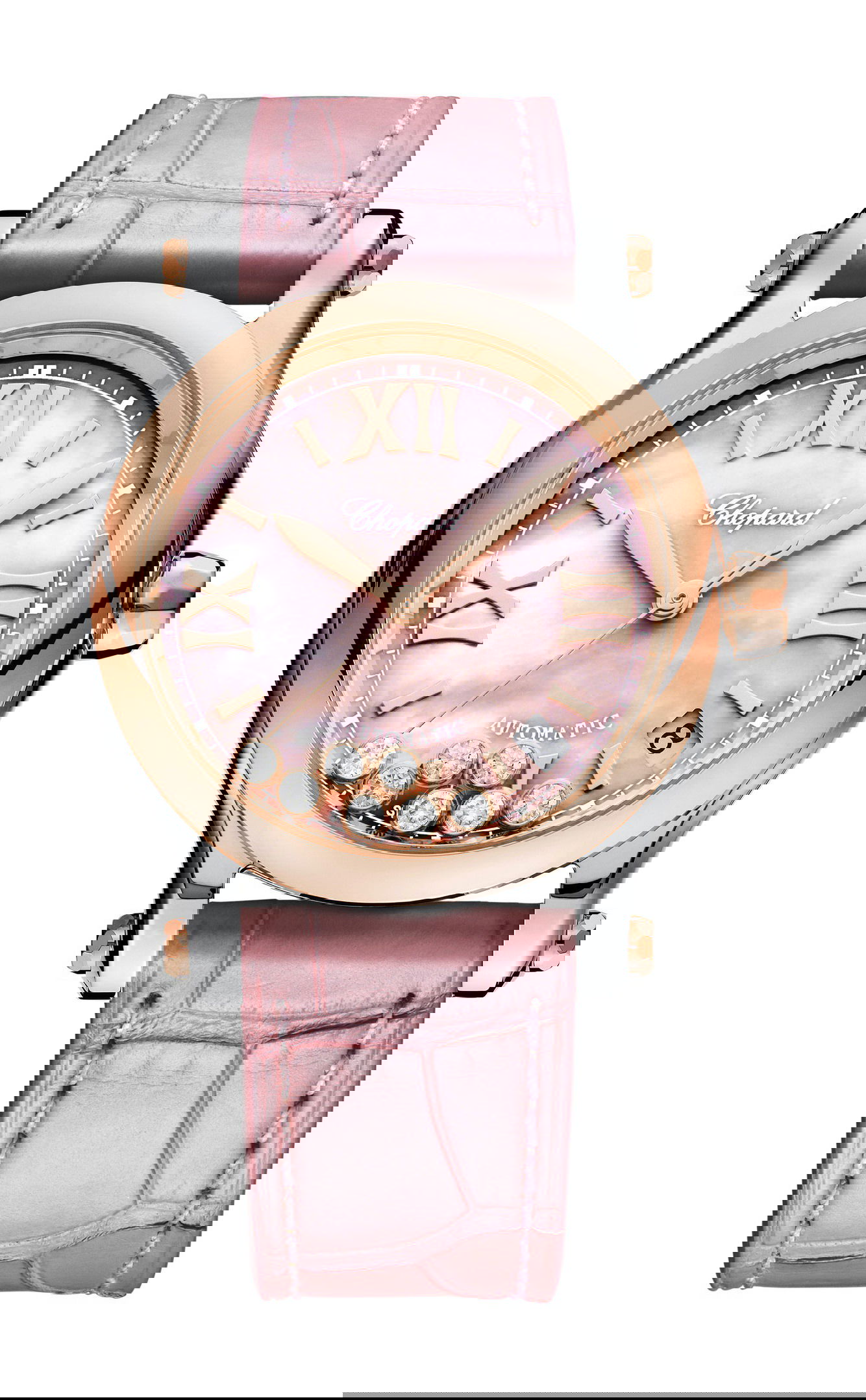 Chopard Happy Sport luxury timepiece - detailed view