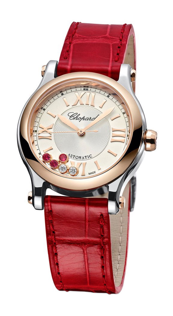 Chopard Happy Sport luxury timepiece - detailed view
