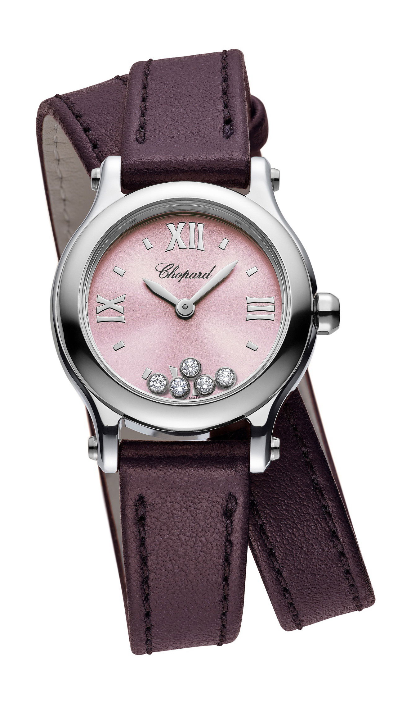 Chopard Happy Sport luxury timepiece - detailed view