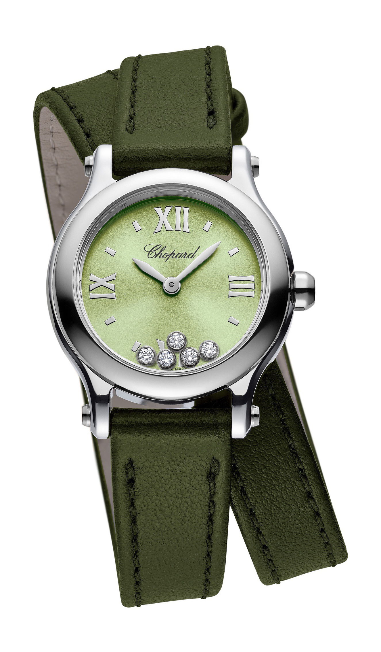 Chopard Happy Sport luxury timepiece - detailed view