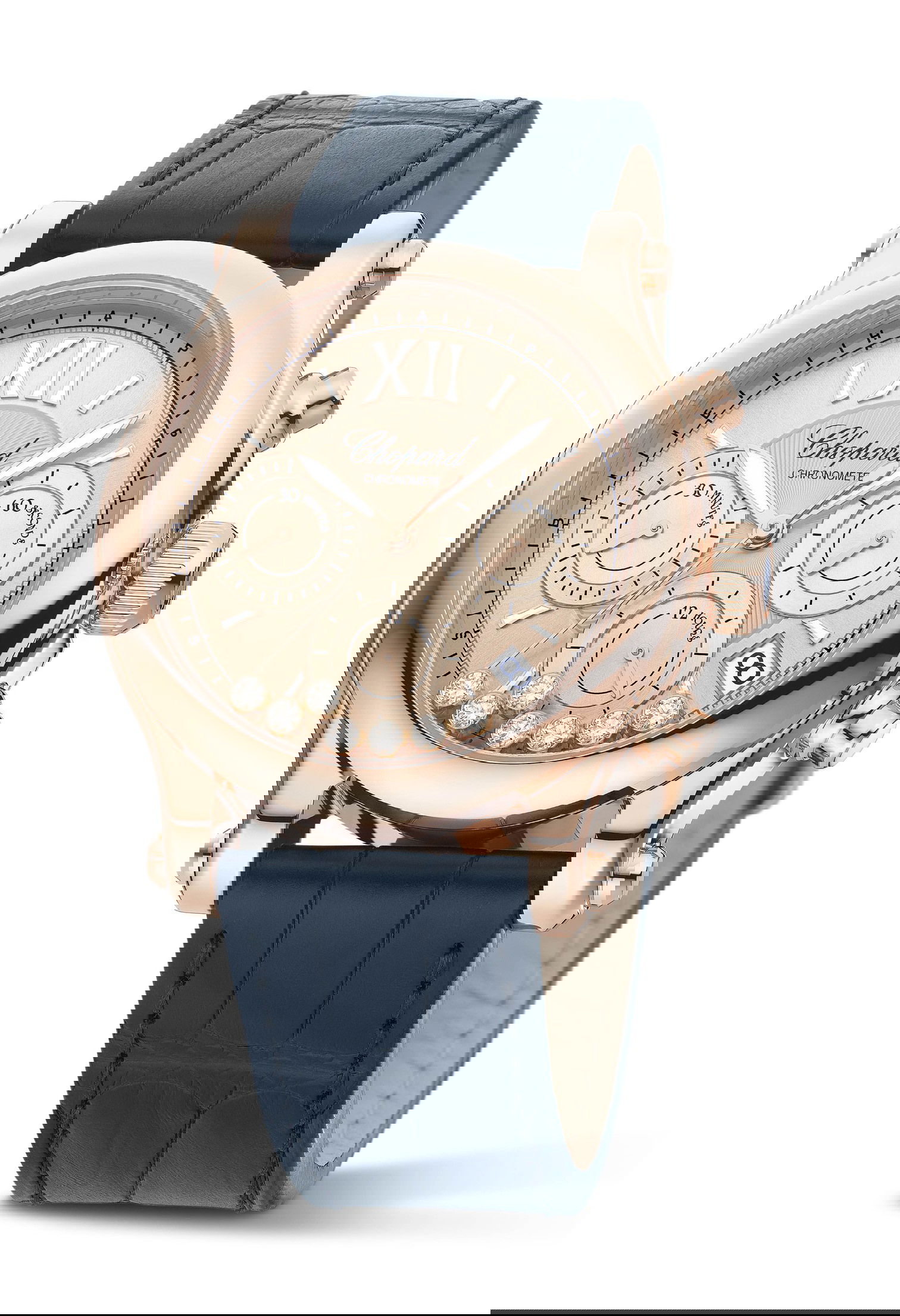 Chopard Happy Sport Chrono luxury timepiece - detailed view
