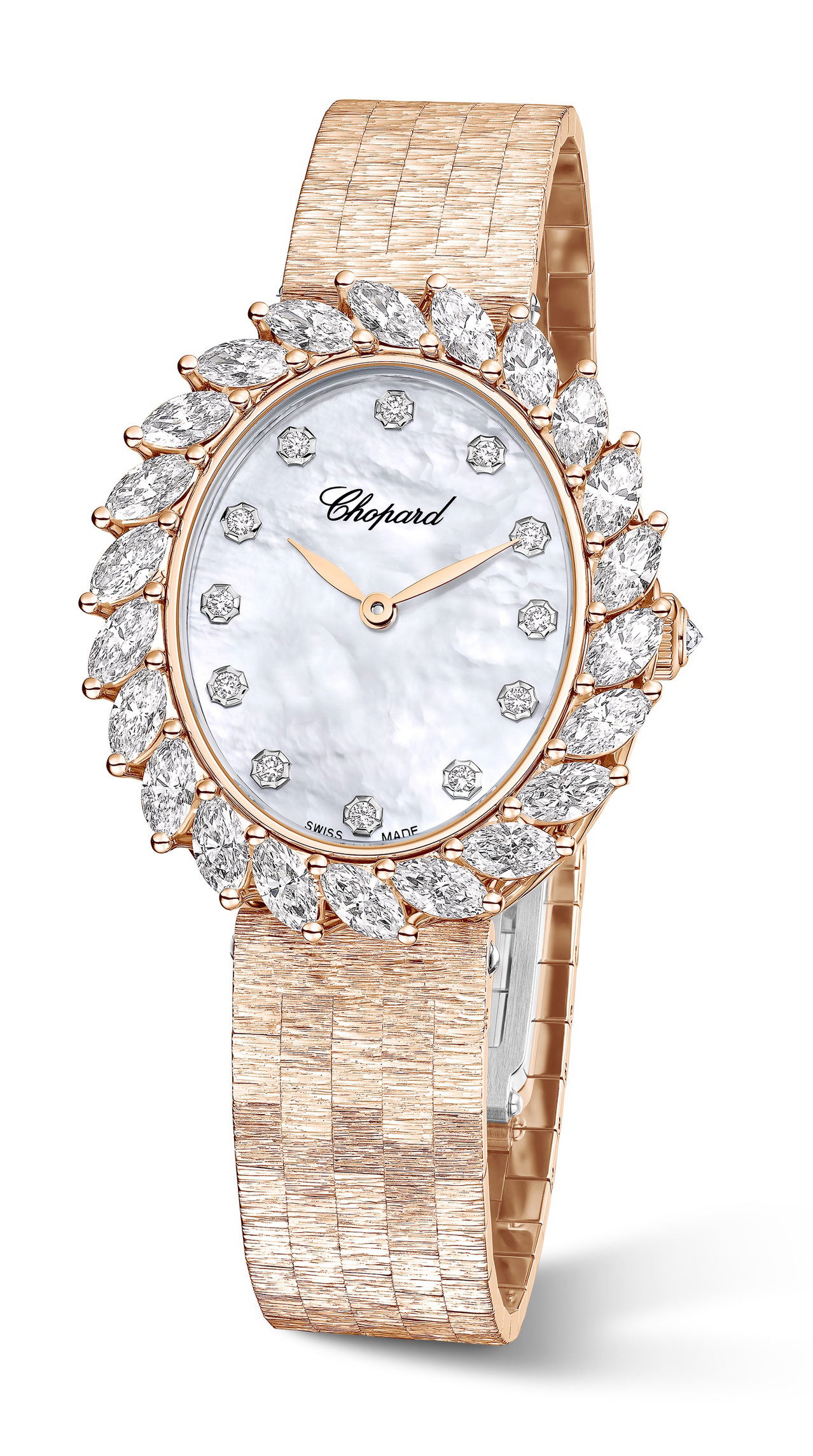 Chopard L’Heure du Diamant luxury timepiece - detailed view