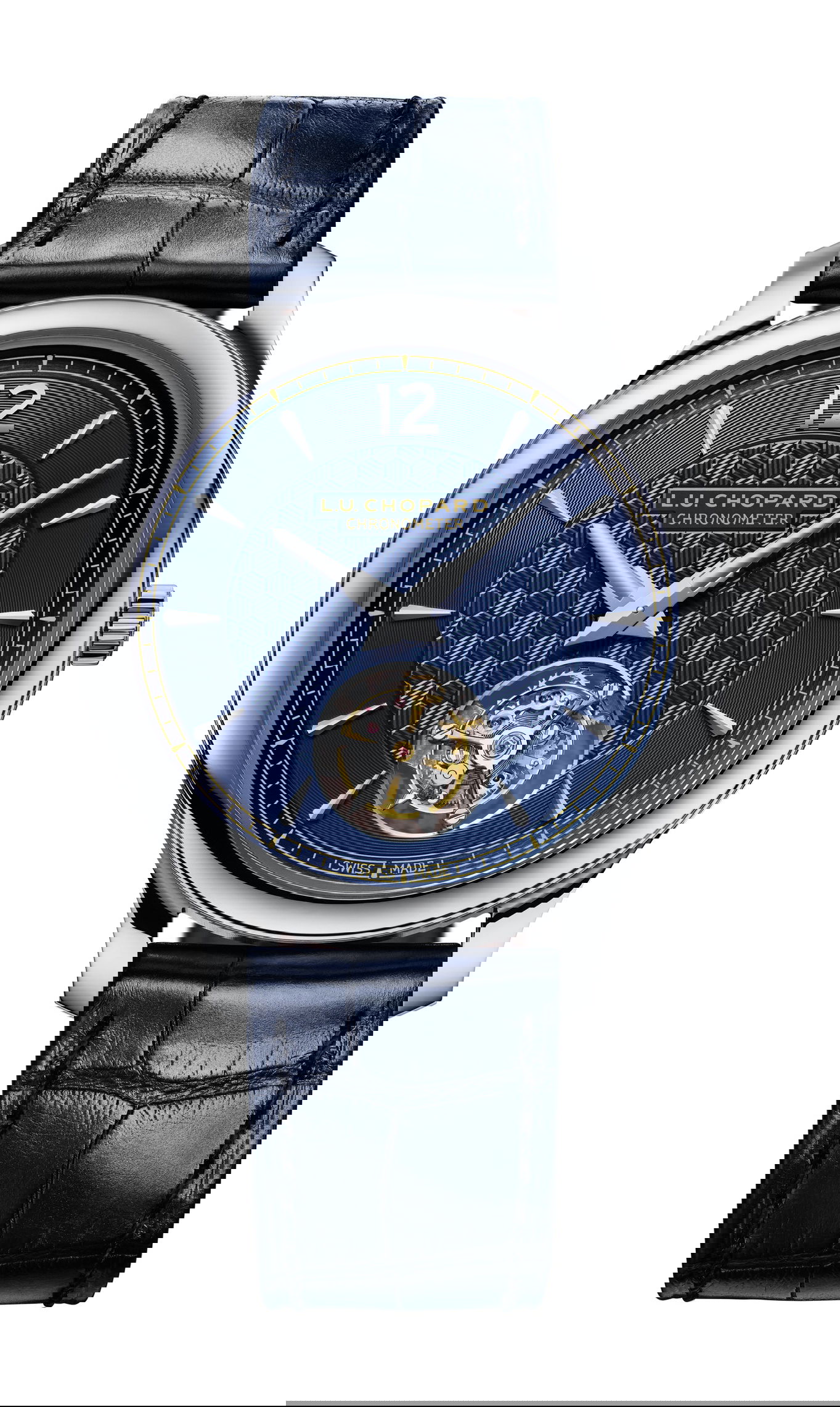 Chopard L.U.C Flying T Twin luxury timepiece - detailed view