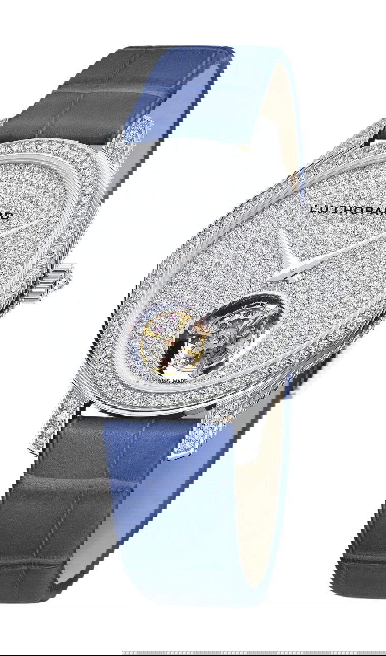 Chopard L.U.C Flying T Twin Ladies luxury timepiece - detailed view