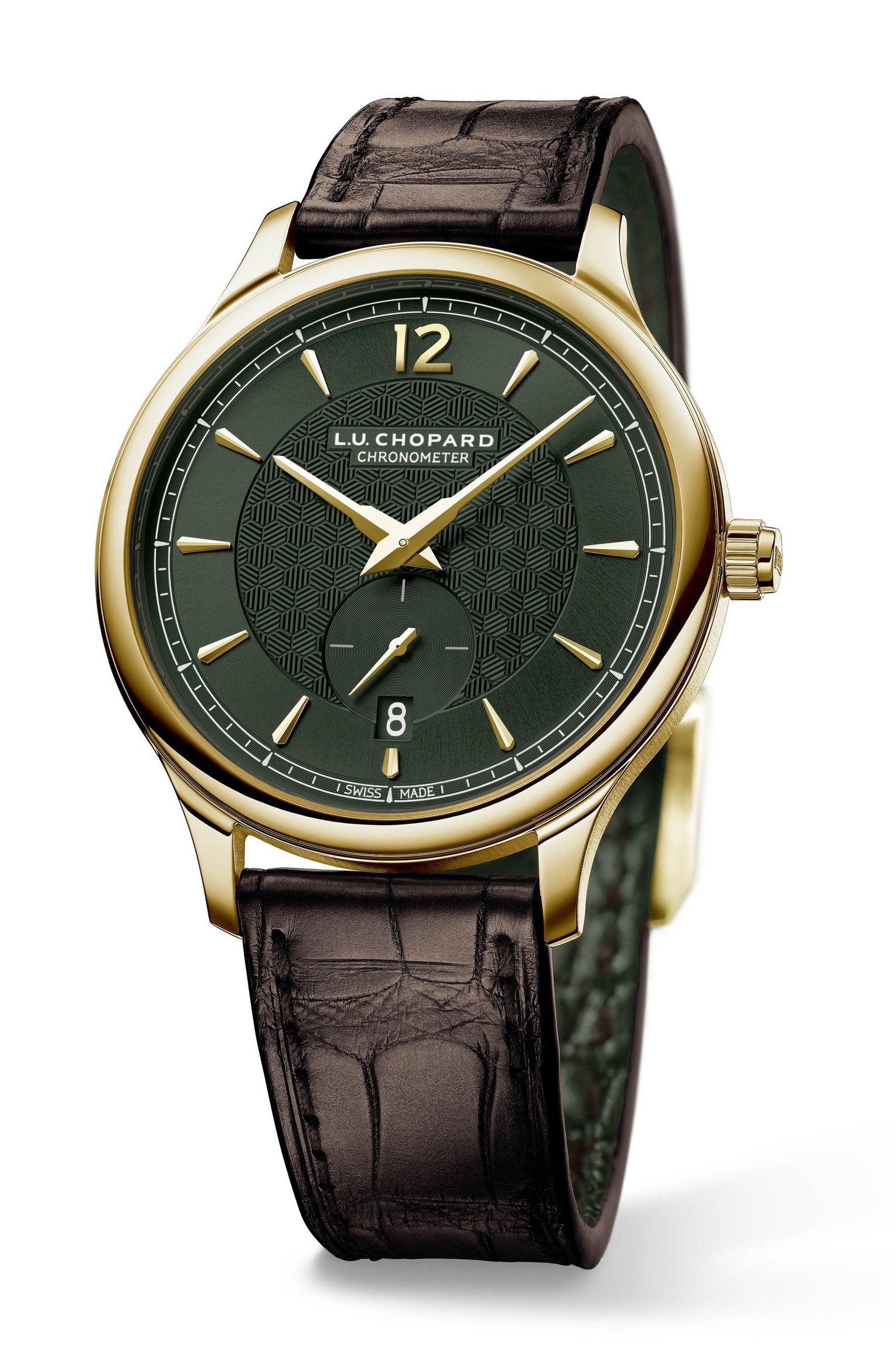 Chopard L.U.C XPS 1860 Officer luxury timepiece - detailed view