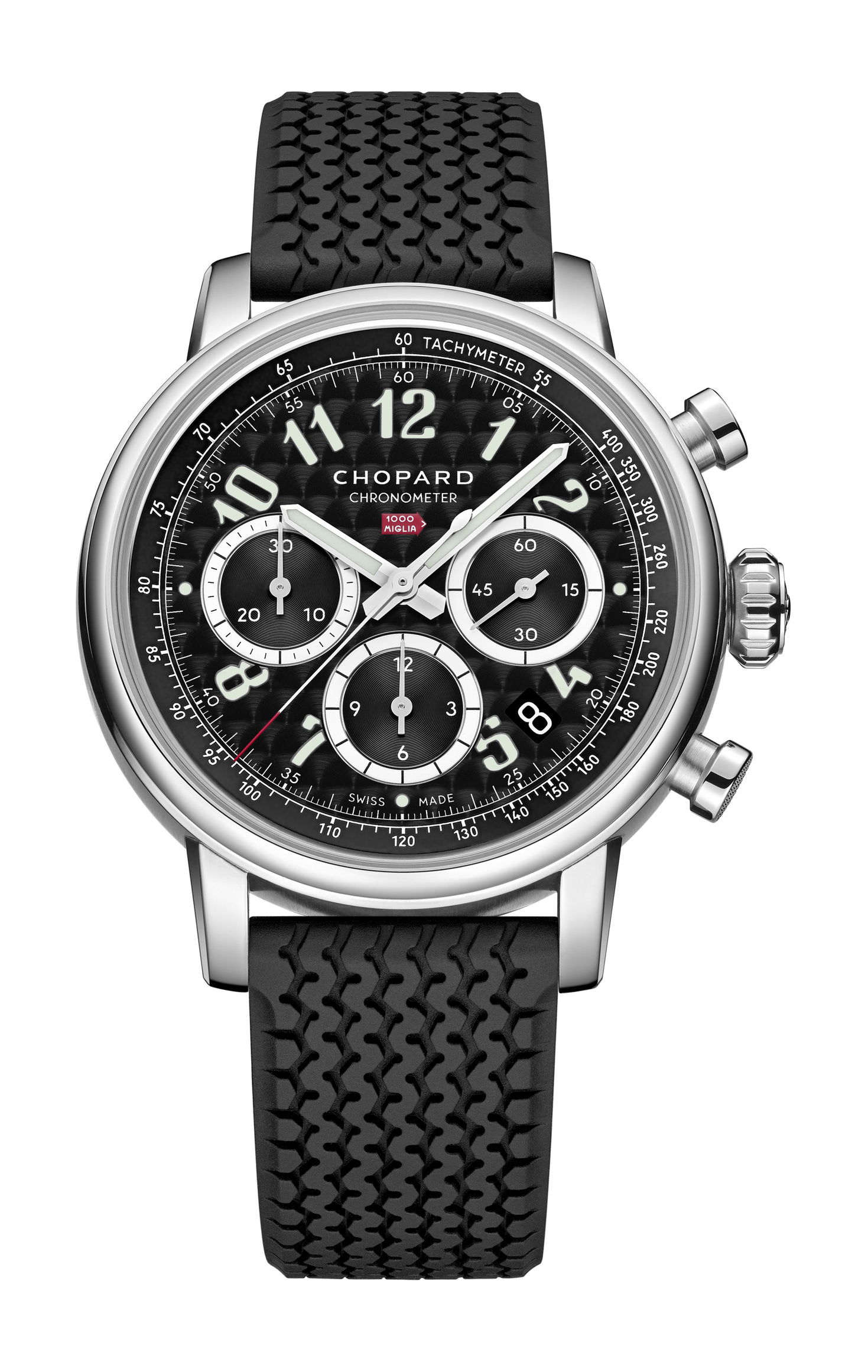 Chopard Mille Miglia Classic Chronograph luxury timepiece - detailed view