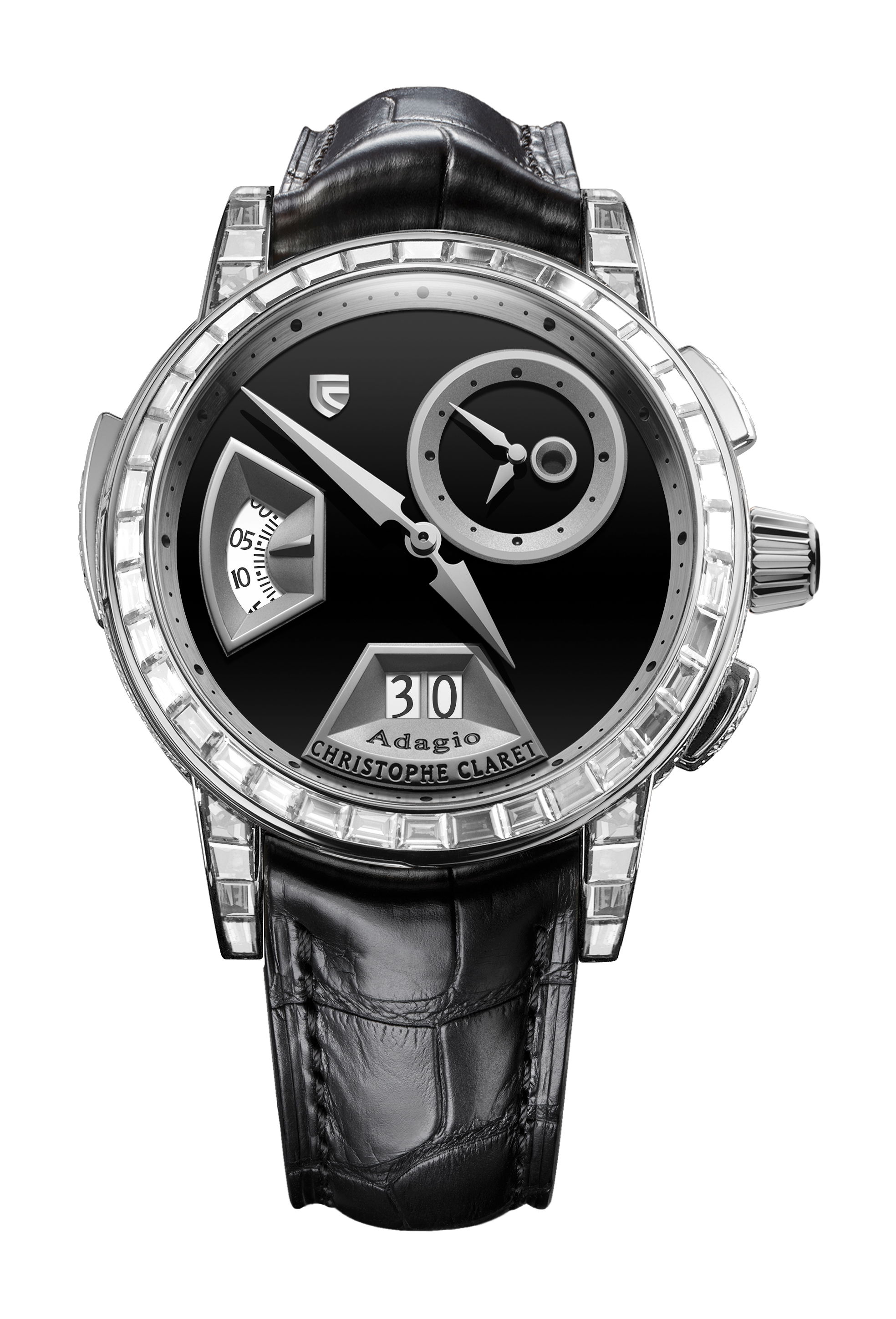 Christophe Claret Adagio luxury timepiece - detailed view