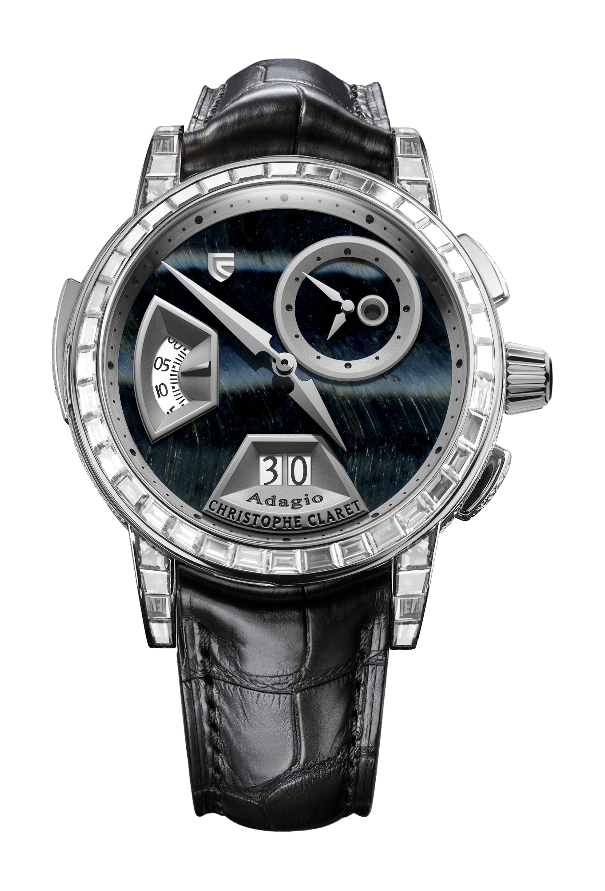 Christophe Claret Adagio luxury timepiece - detailed view