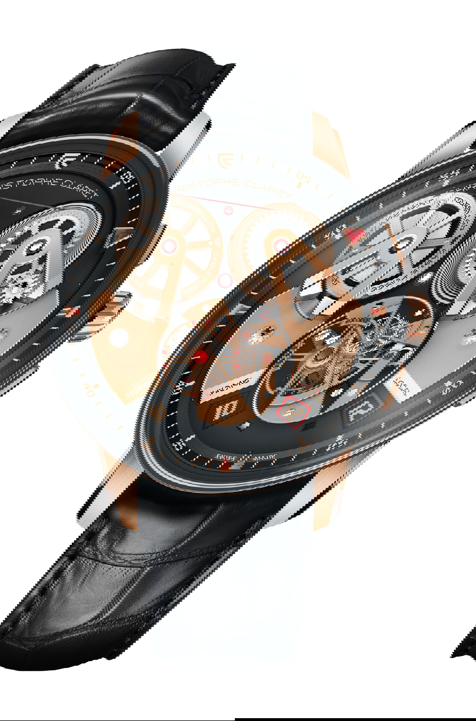 Christophe Claret Angelico luxury timepiece - detailed view