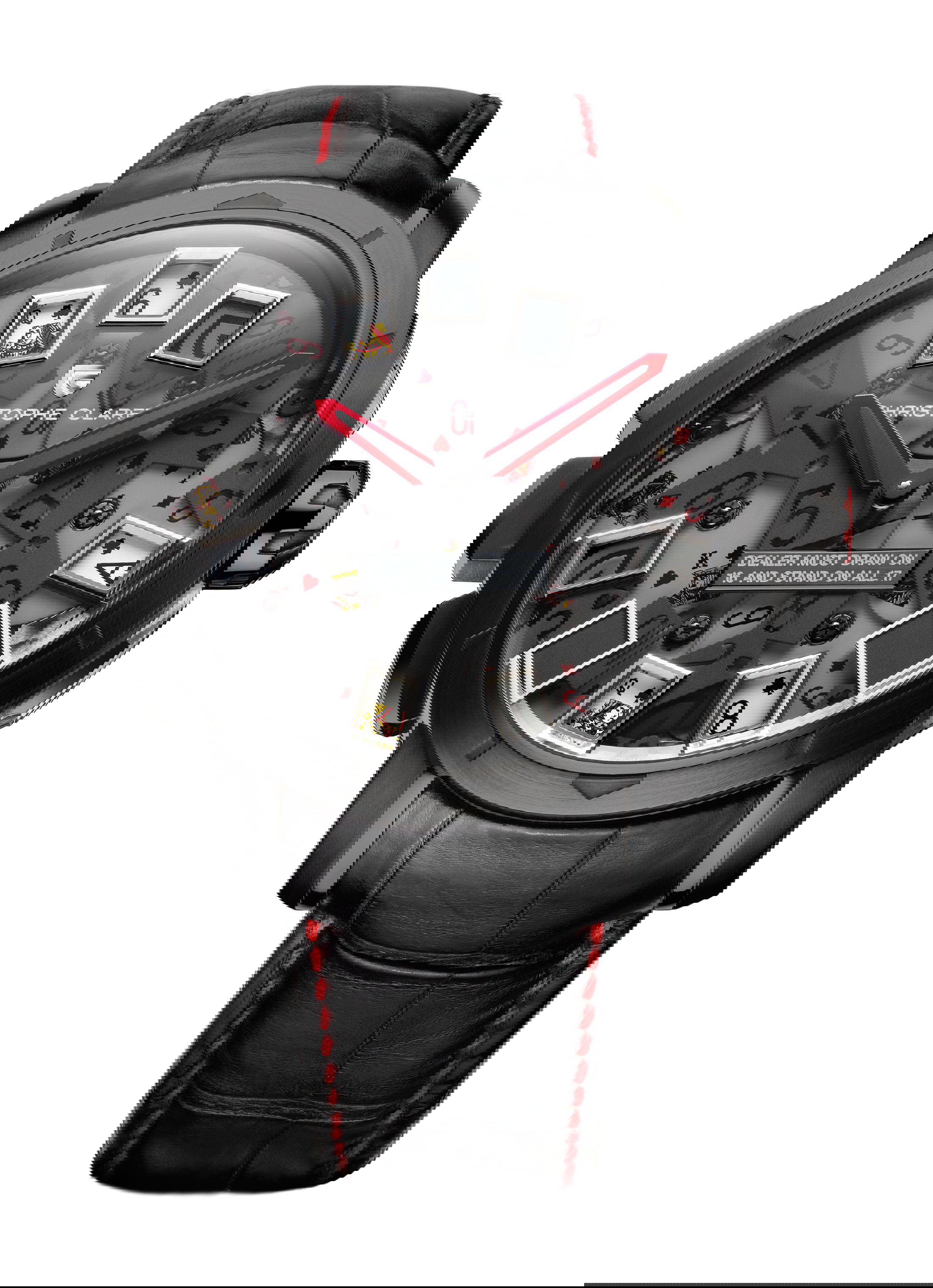 Christophe Claret BLACKJACK luxury timepiece - detailed view