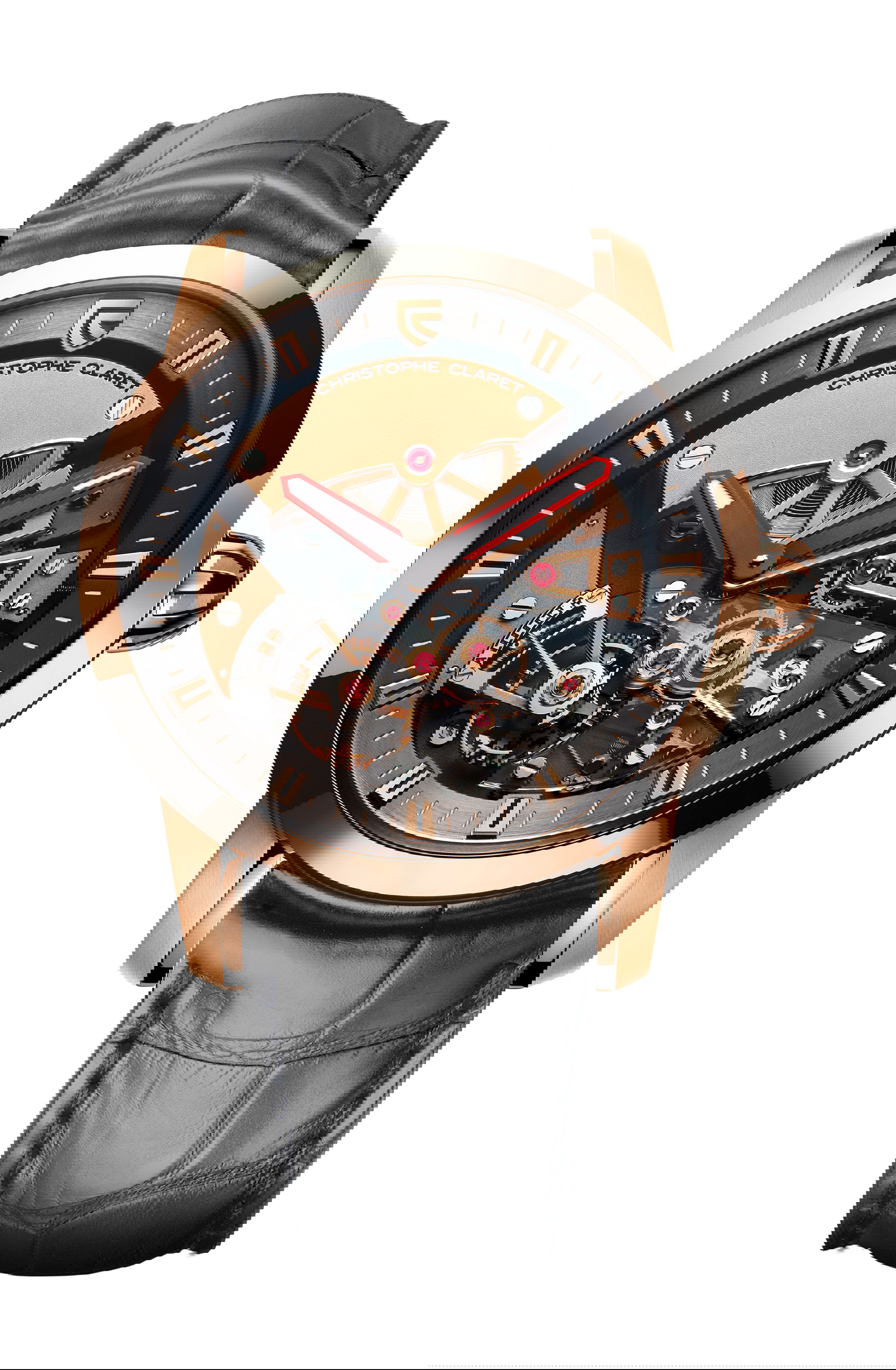 Christophe Claret MAESTOSO luxury timepiece - detailed view