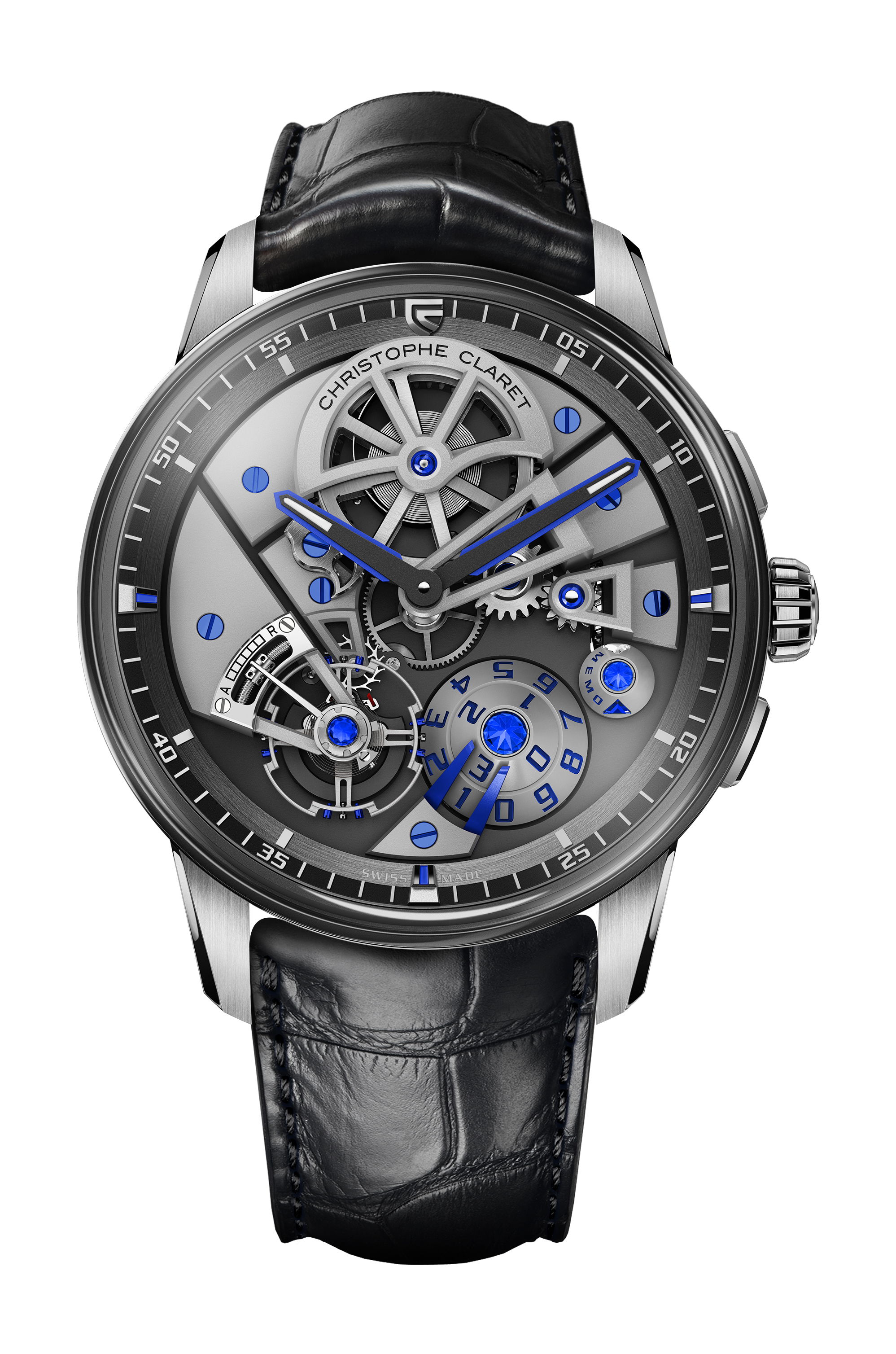 Christophe Claret Maestro luxury timepiece - detailed view