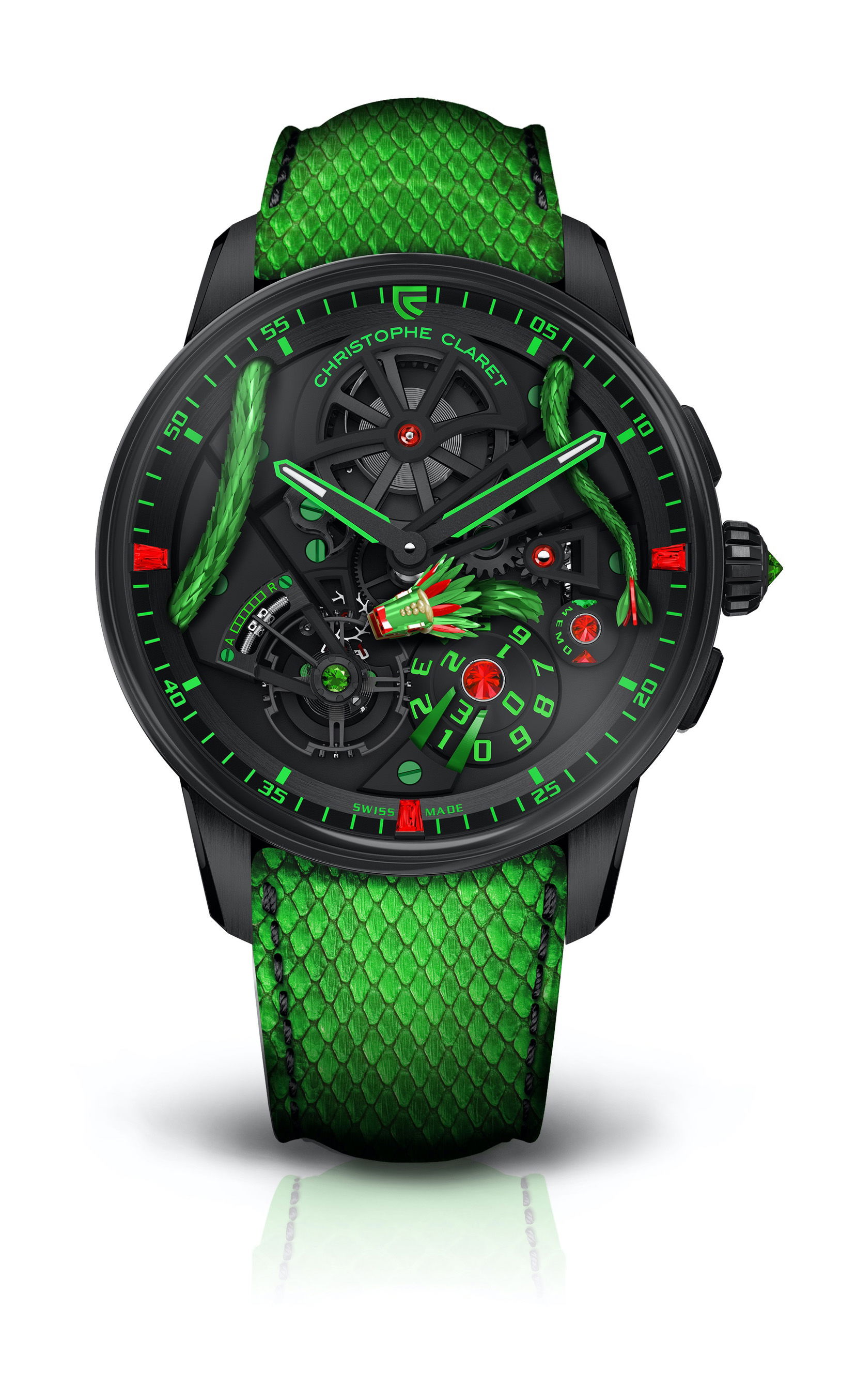 Christophe Claret Maestro luxury timepiece - detailed view