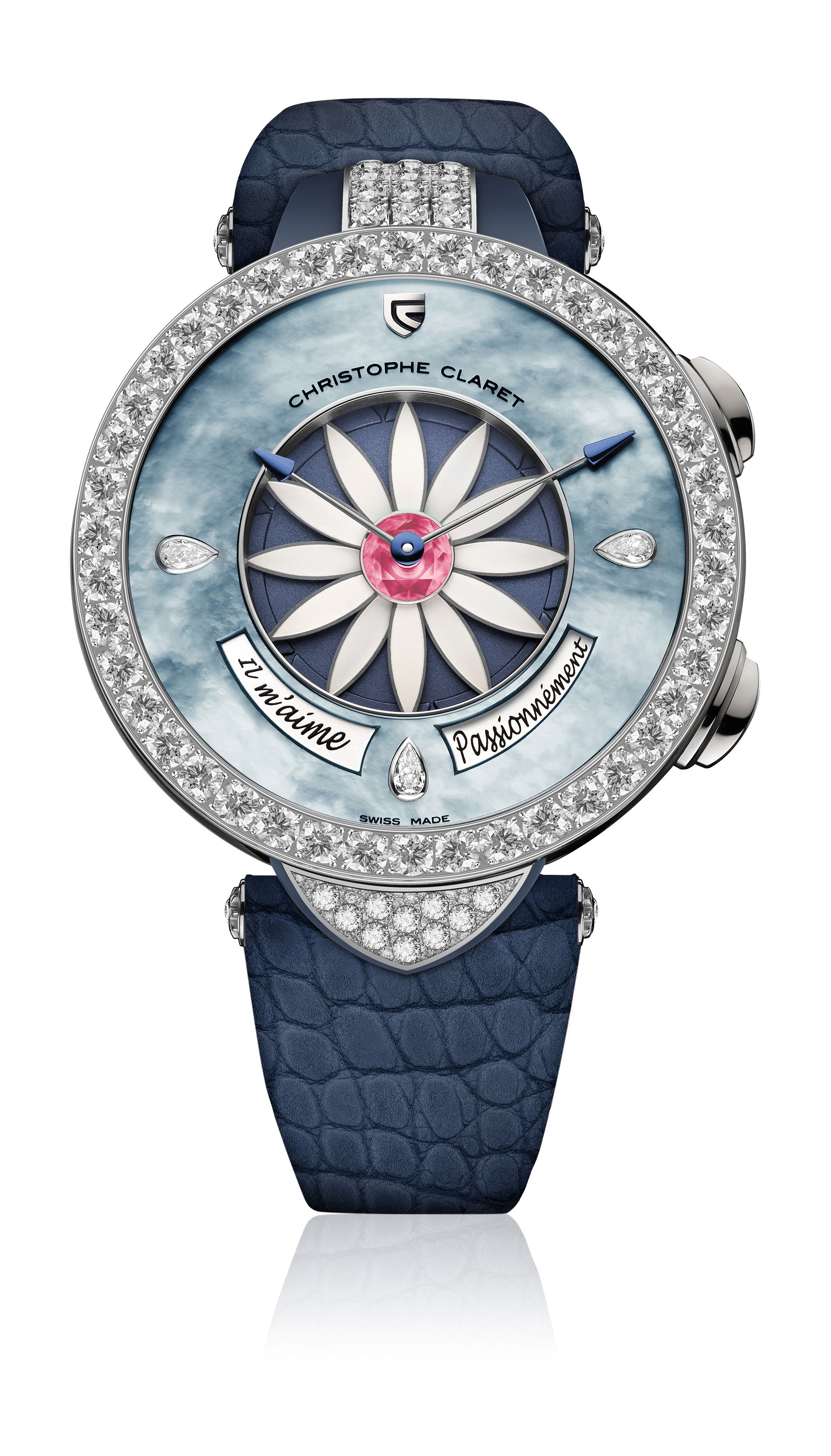 Christophe Claret Margot Velours luxury timepiece - detailed view