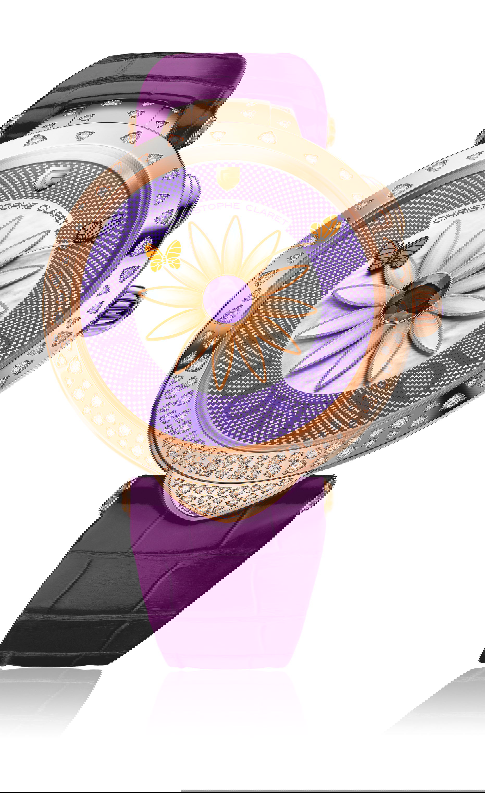 Christophe Claret Marguerite 37mm luxury timepiece - detailed view