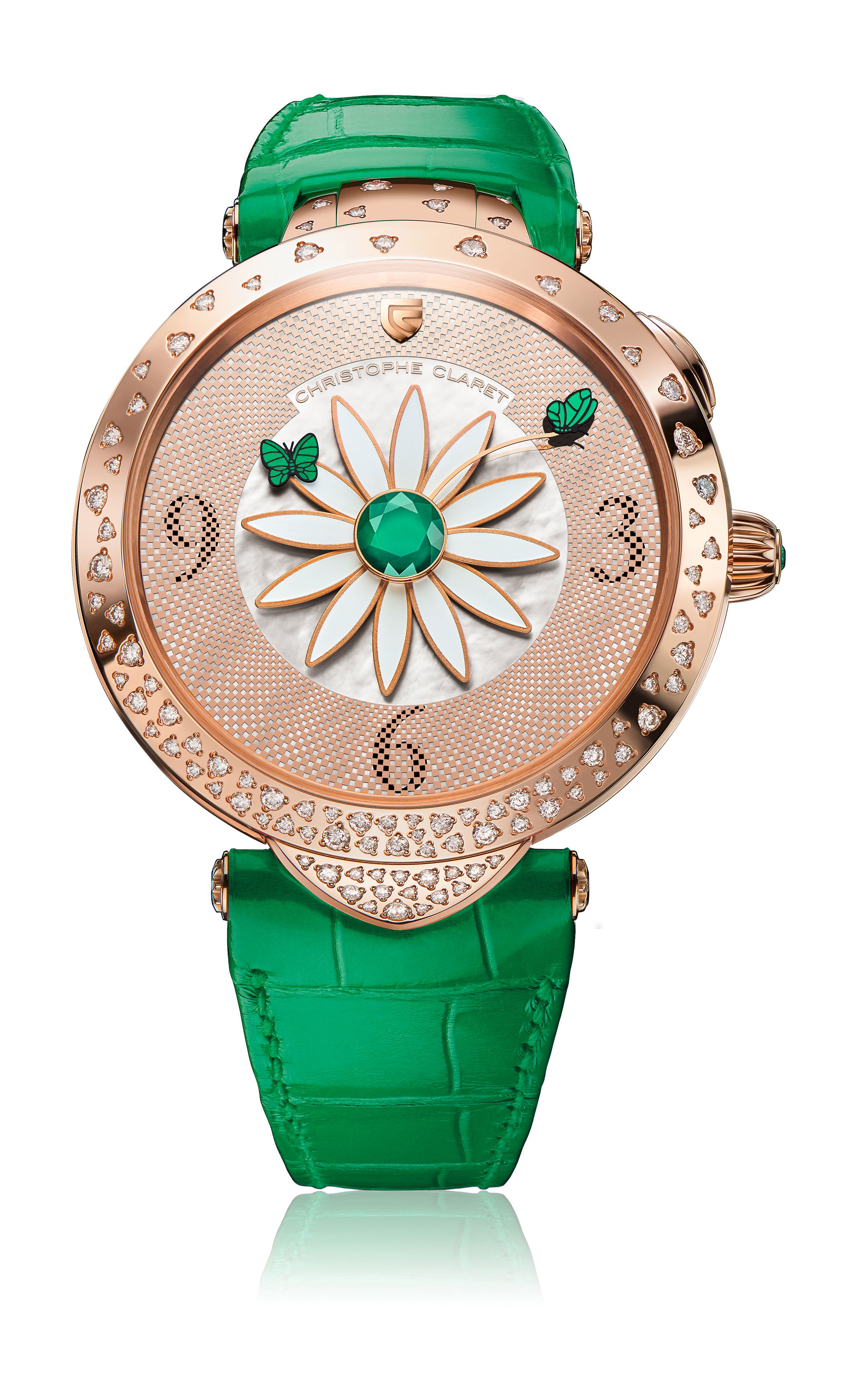 Christophe Claret Marguerite luxury timepiece - detailed view