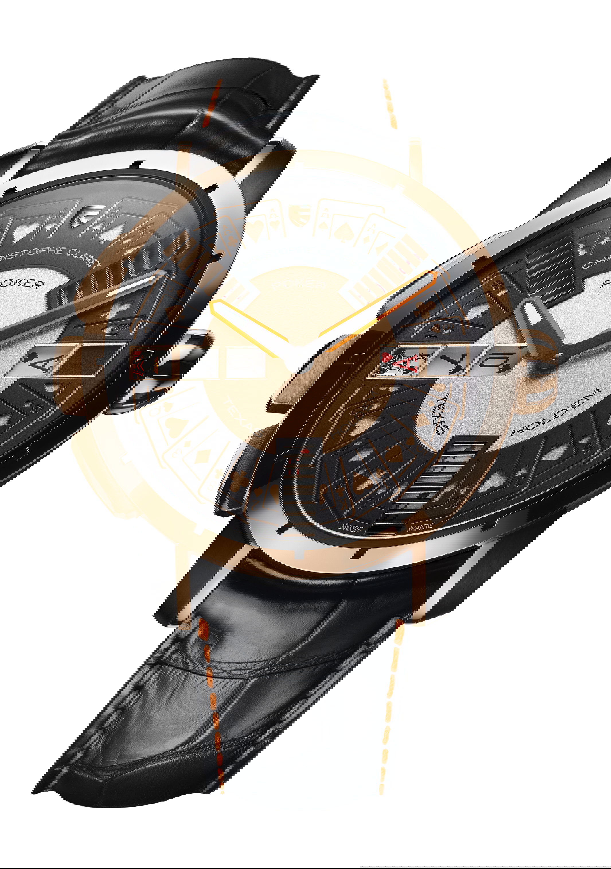 Christophe Claret Poker luxury timepiece - detailed view