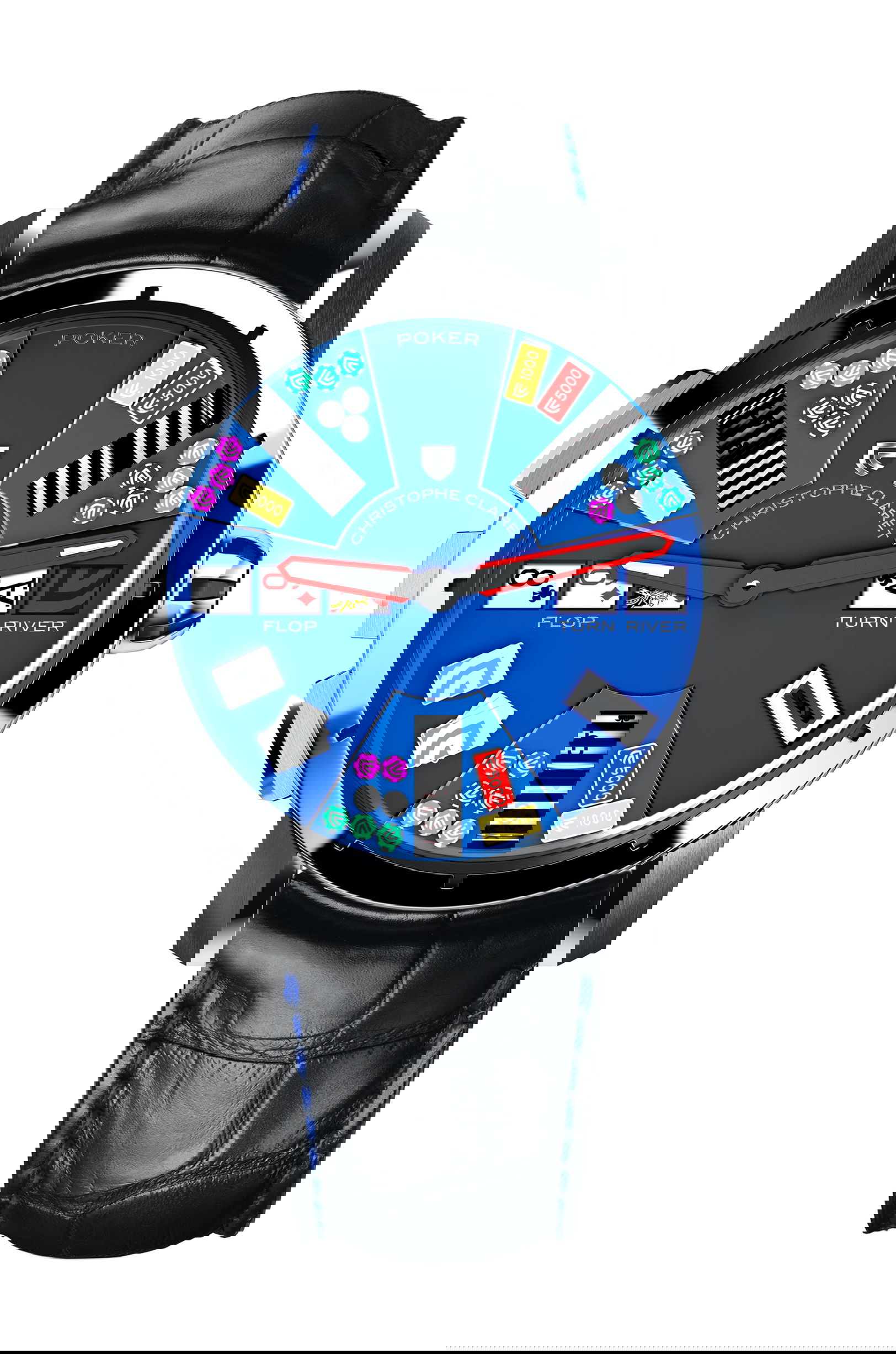 Christophe Claret Poker luxury timepiece - detailed view