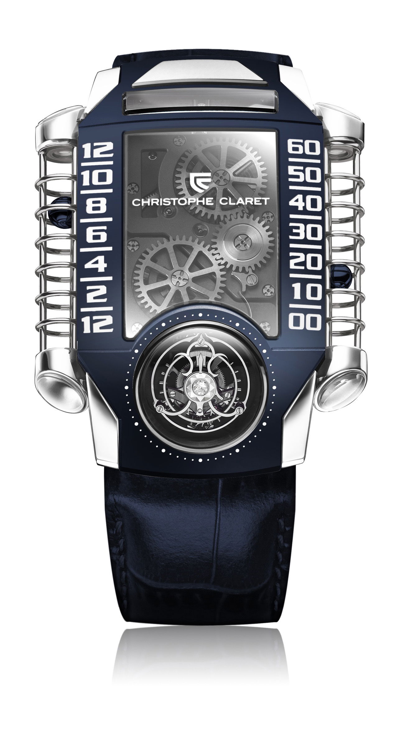 Christophe Claret X-Trem-1 luxury timepiece - detailed view