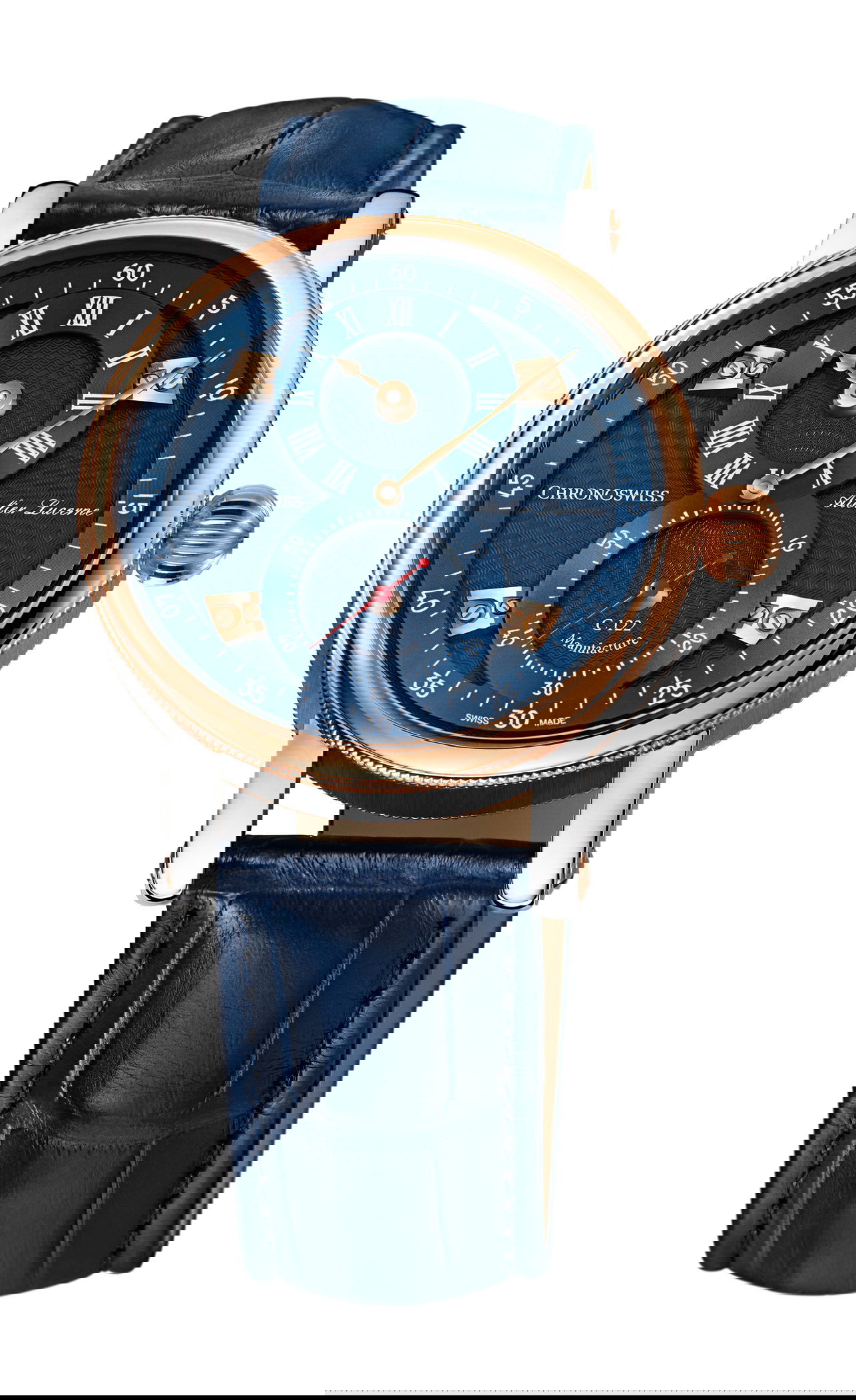 Chronoswiss Flying Regulator Manufacture luxury timepiece - detailed view