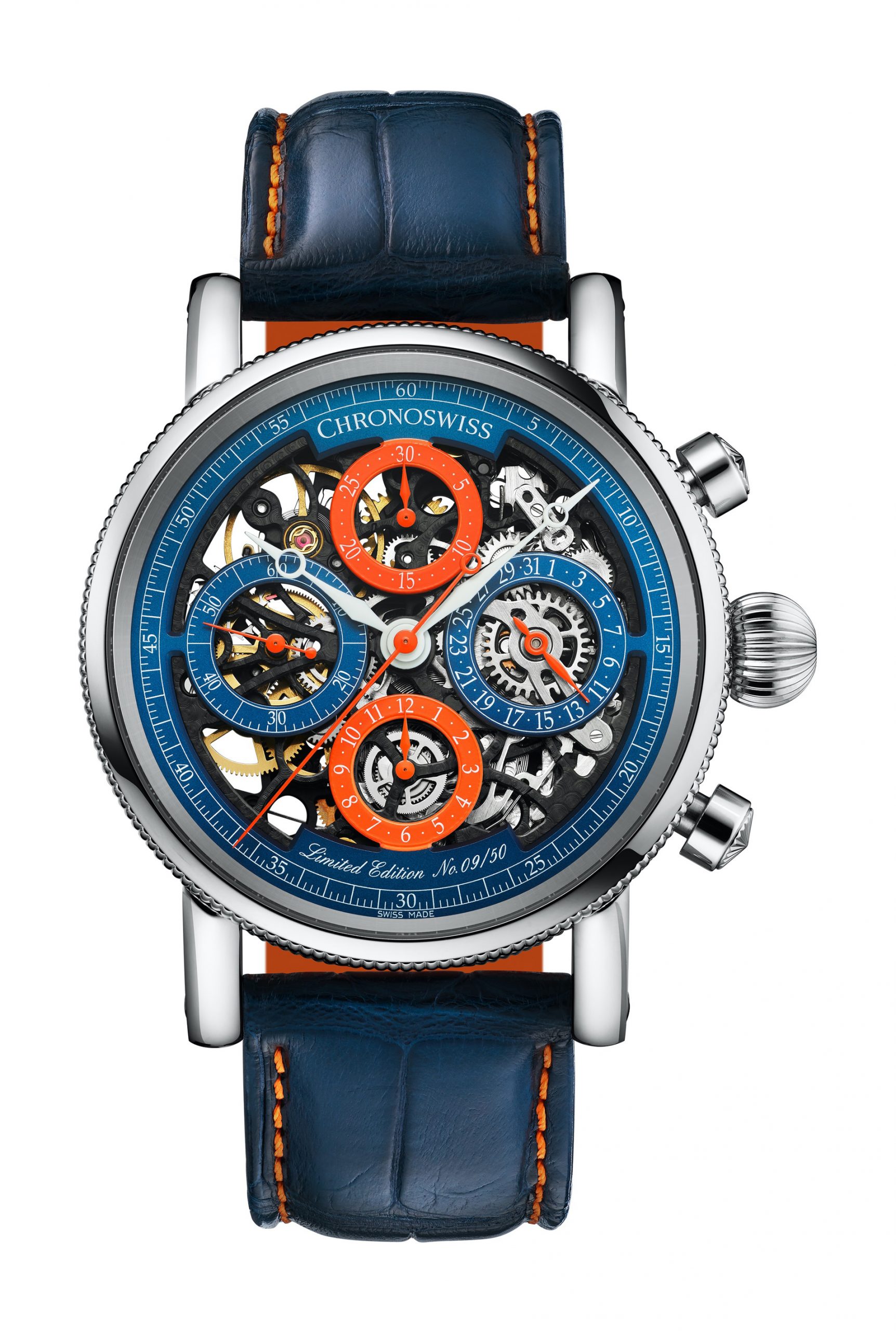 Chronoswiss Opus Chronograph luxury timepiece - detailed view