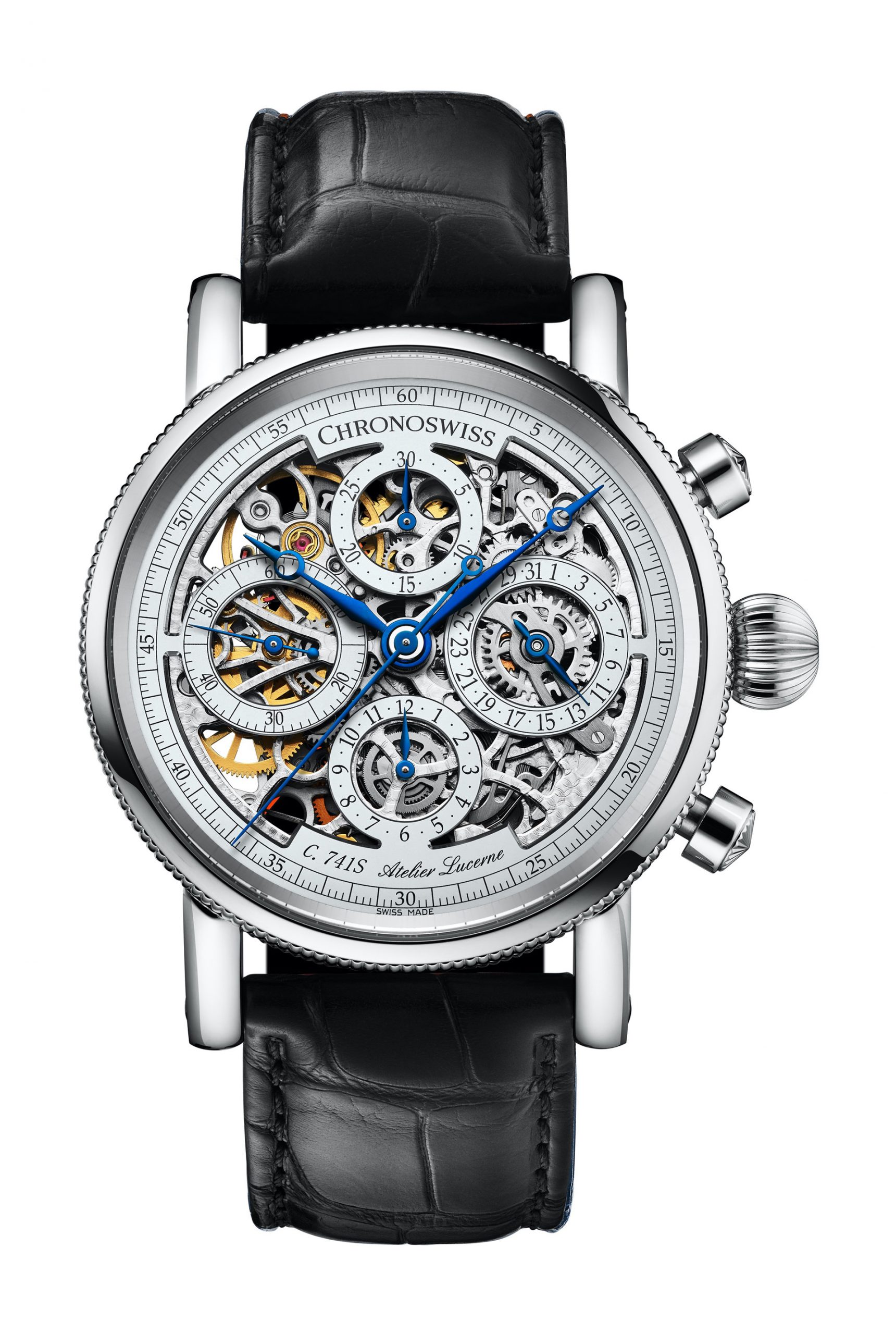Chronoswiss Opus Chronograph luxury timepiece - detailed view