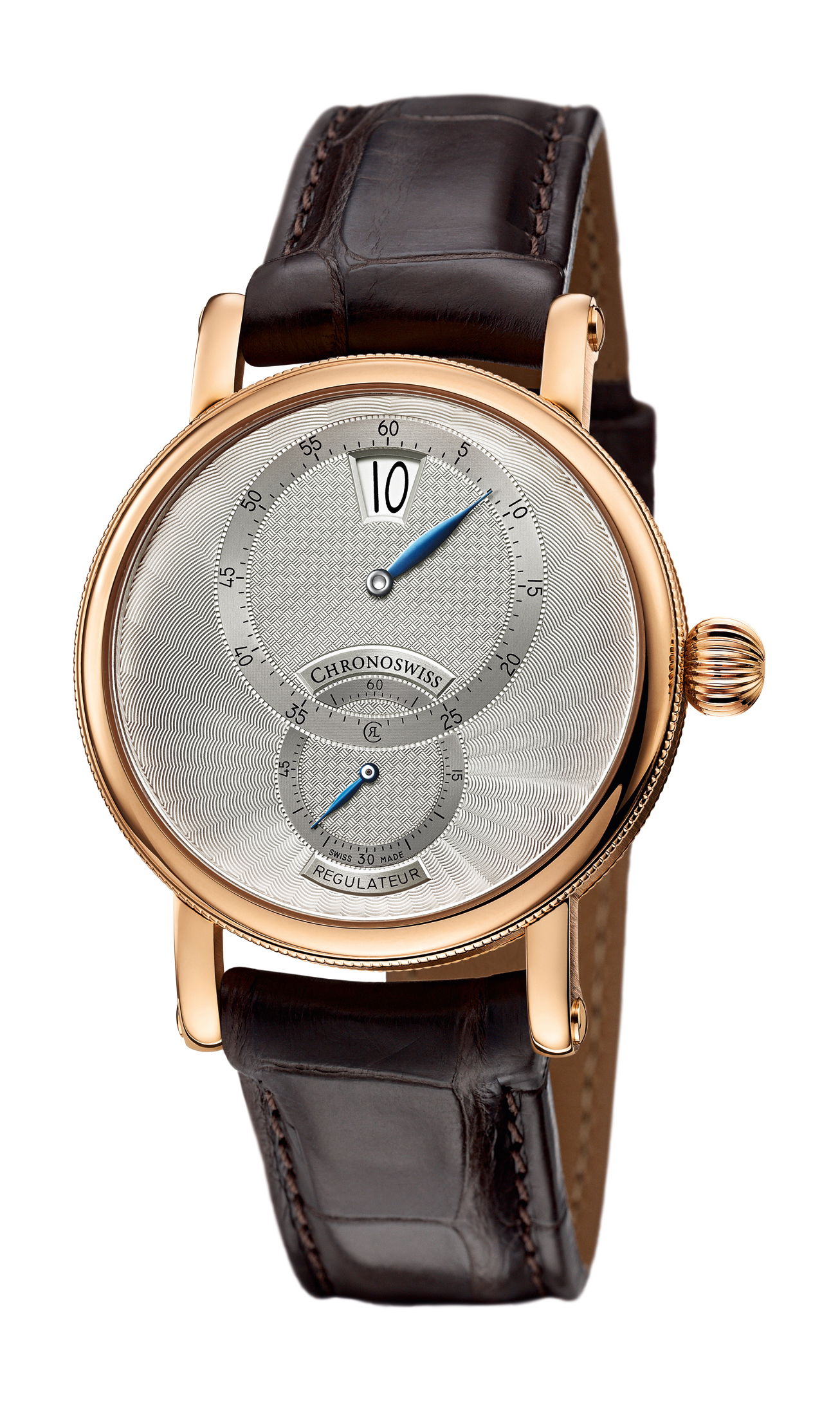 Chronoswiss Regulator Jumping Hour luxury timepiece - detailed view