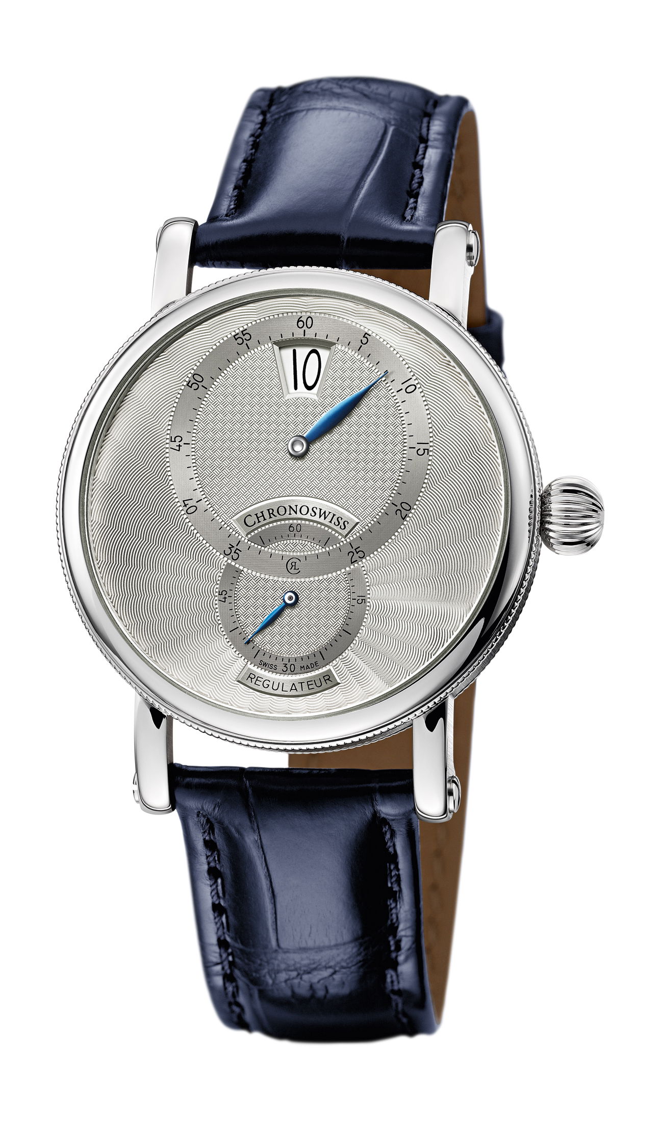 Chronoswiss Regulator Jumping Hour luxury timepiece - detailed view