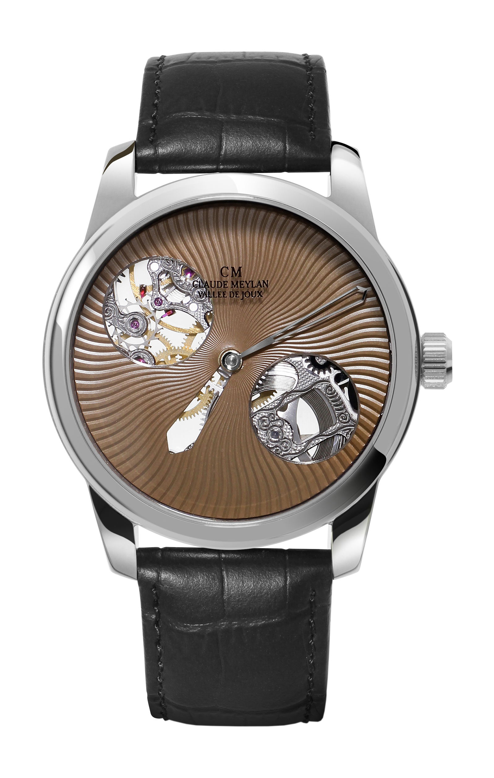 Claude Meylan Lac Fenêtre sur Temps luxury timepiece - detailed view