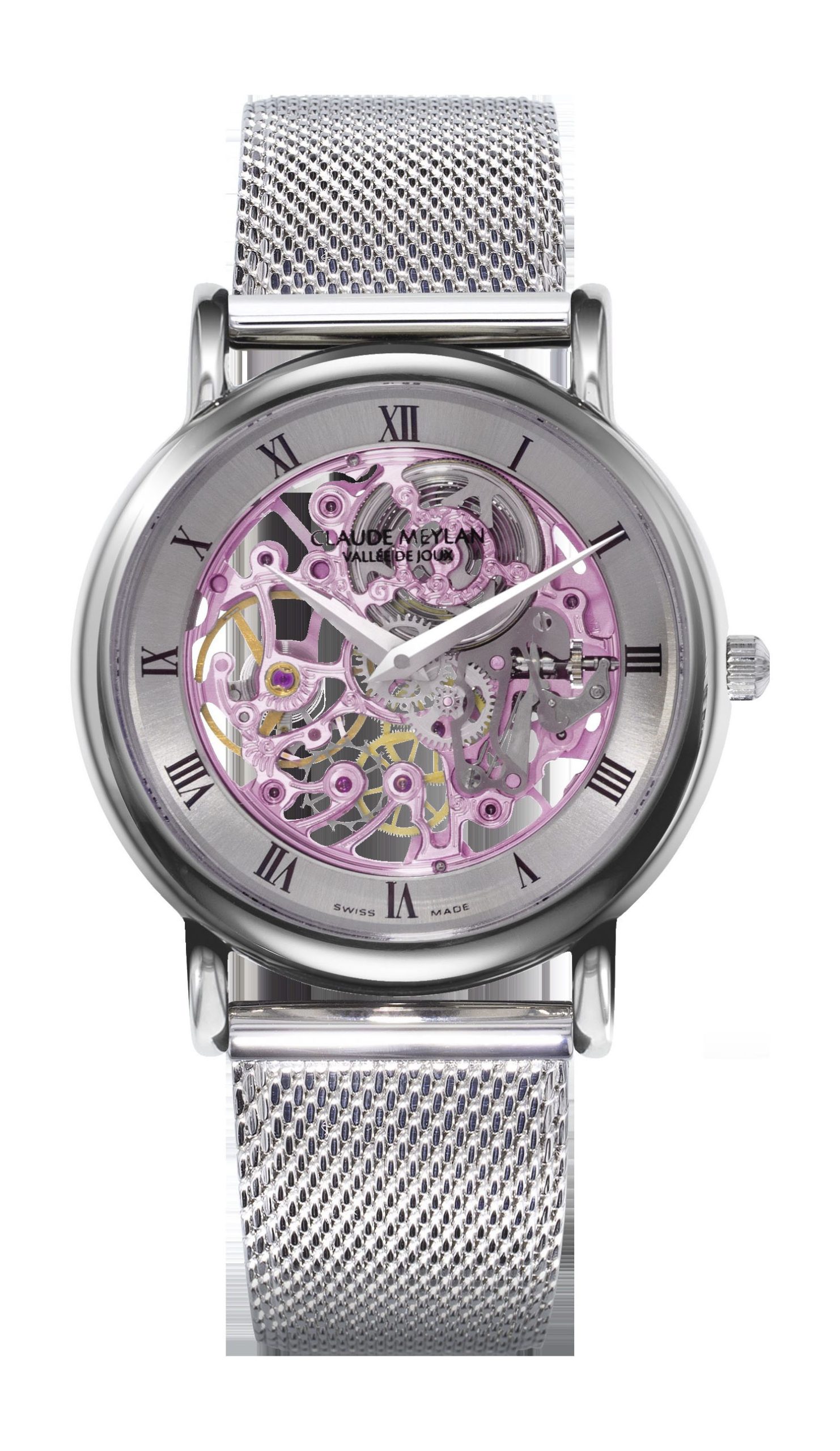 Claude Meylan Lionne Rosé luxury timepiece - detailed view
