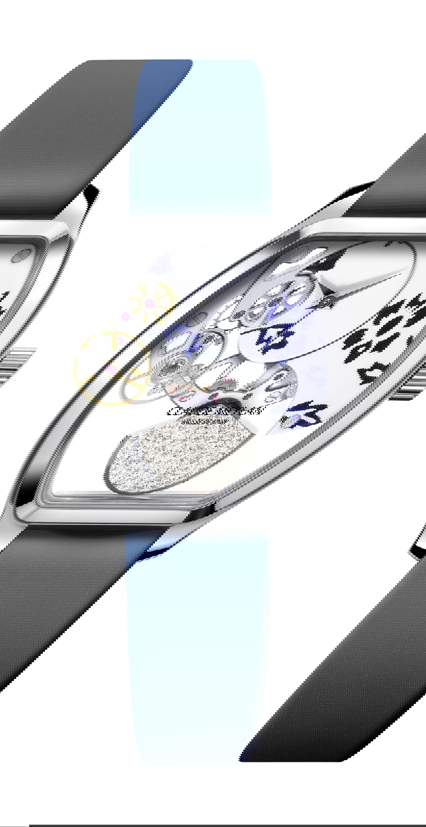 Claude Meylan Tortue Lady luxury timepiece - detailed view