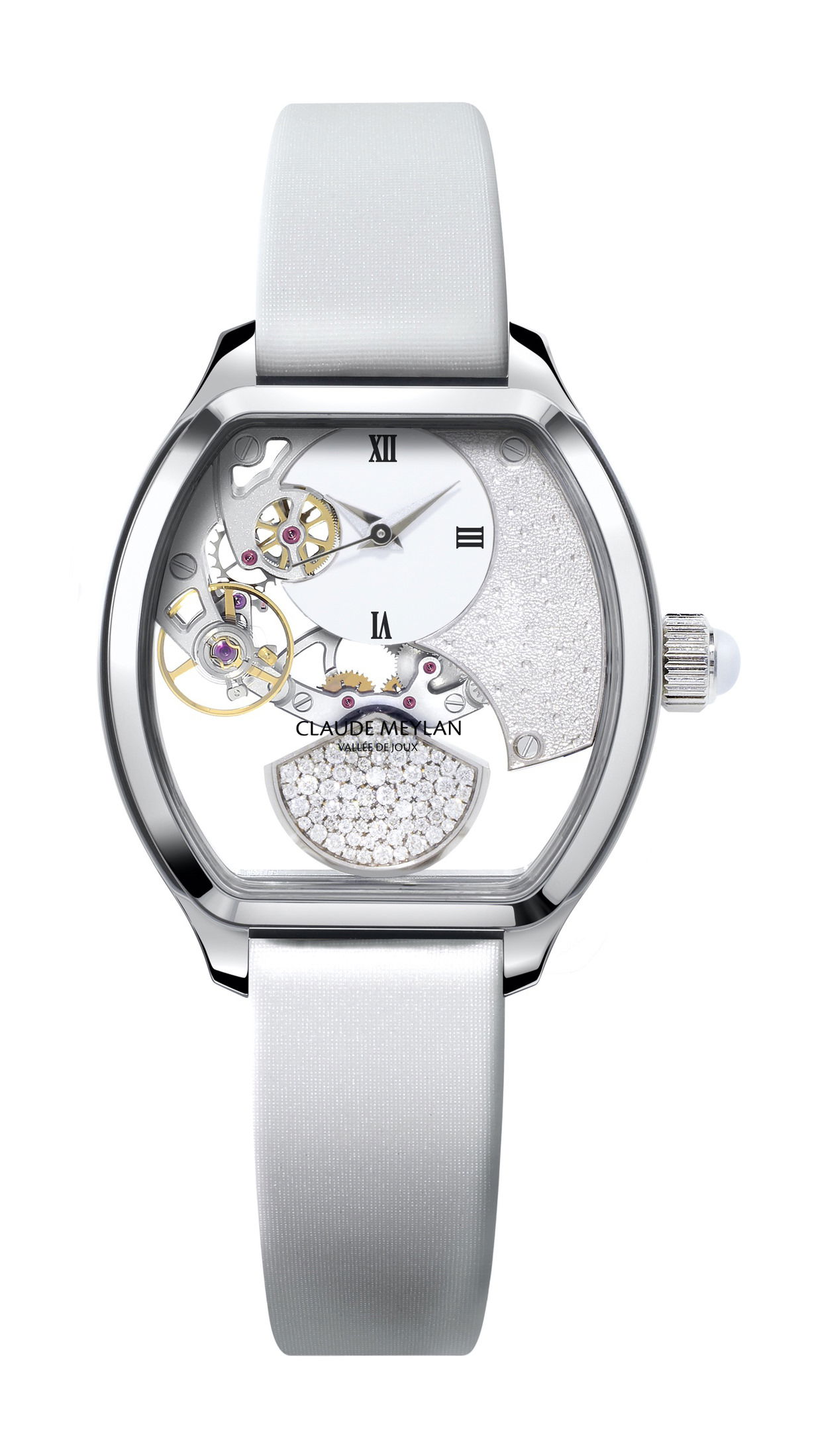 Claude Meylan Petite Tortue Cosmic DIA luxury timepiece - detailed view