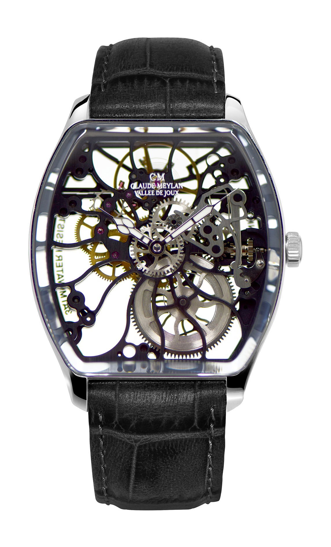 Claude Meylan Tortue luxury timepiece - detailed view
