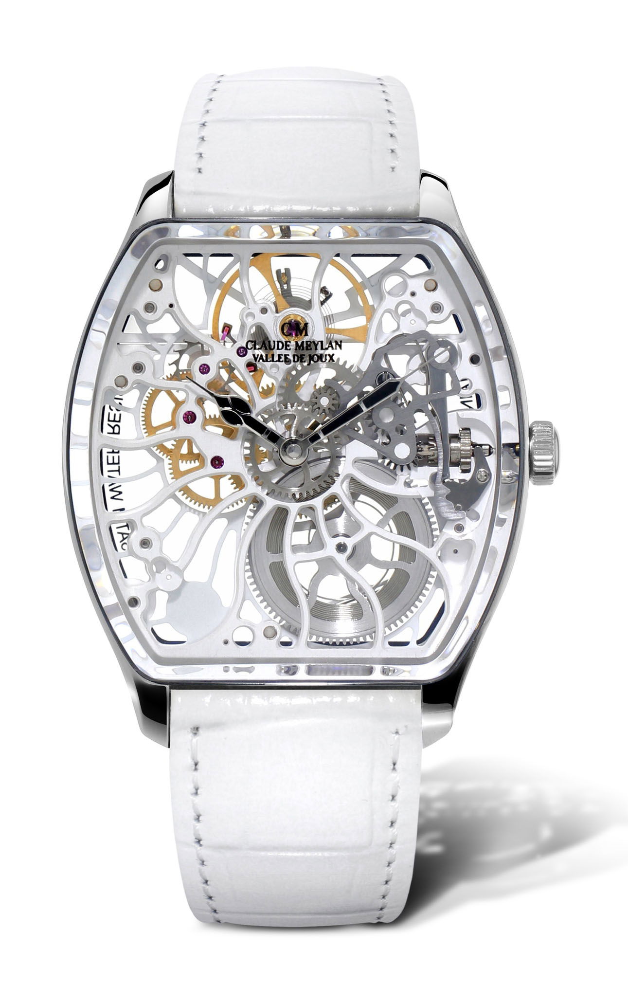 Claude Meylan Tortue luxury timepiece - detailed view