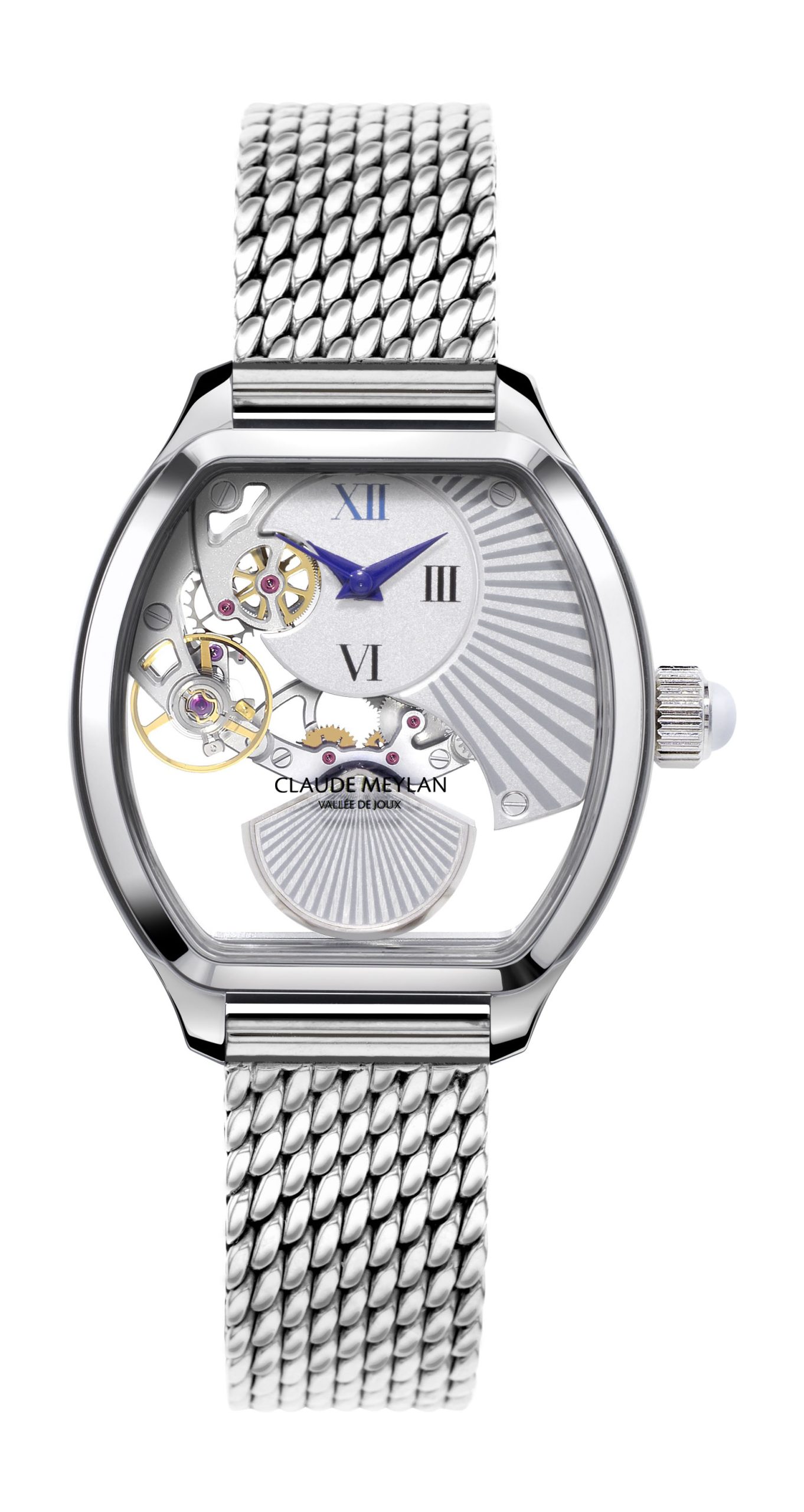 Claude Meylan Tortue Lady luxury timepiece - detailed view