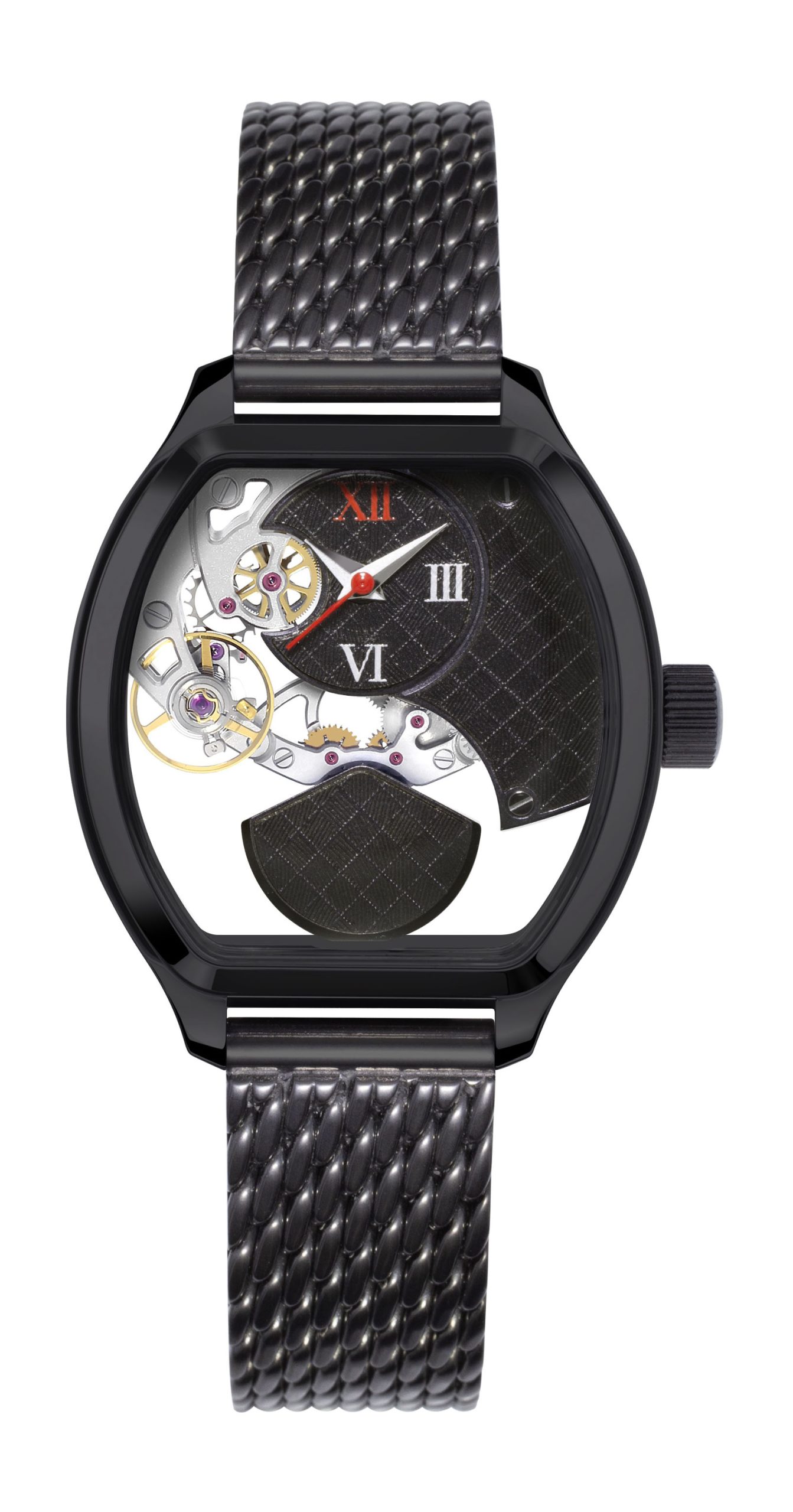Claude Meylan Tortue Lady luxury timepiece - detailed view