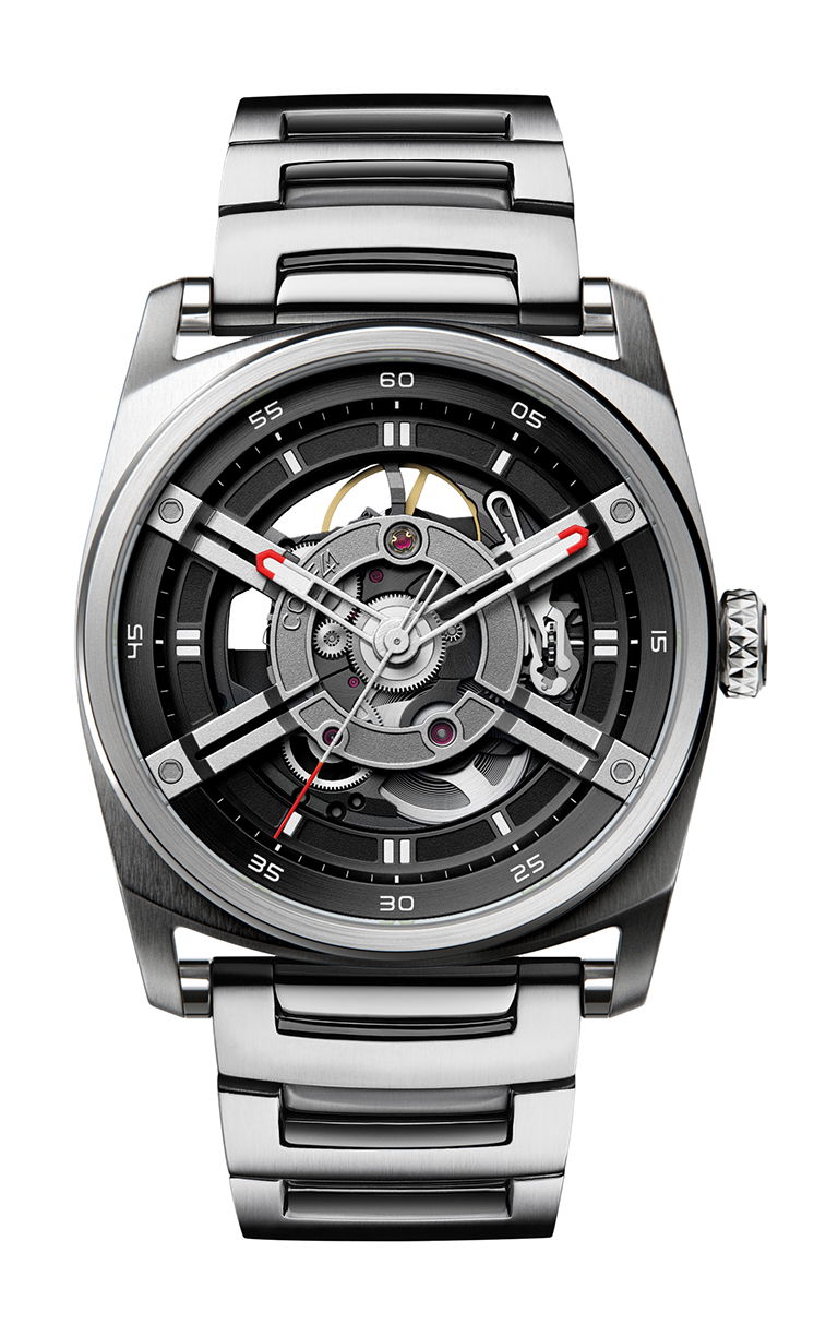 CODE41 ANOMALY-T4 Steel Black & Silver luxury timepiece - detailed view